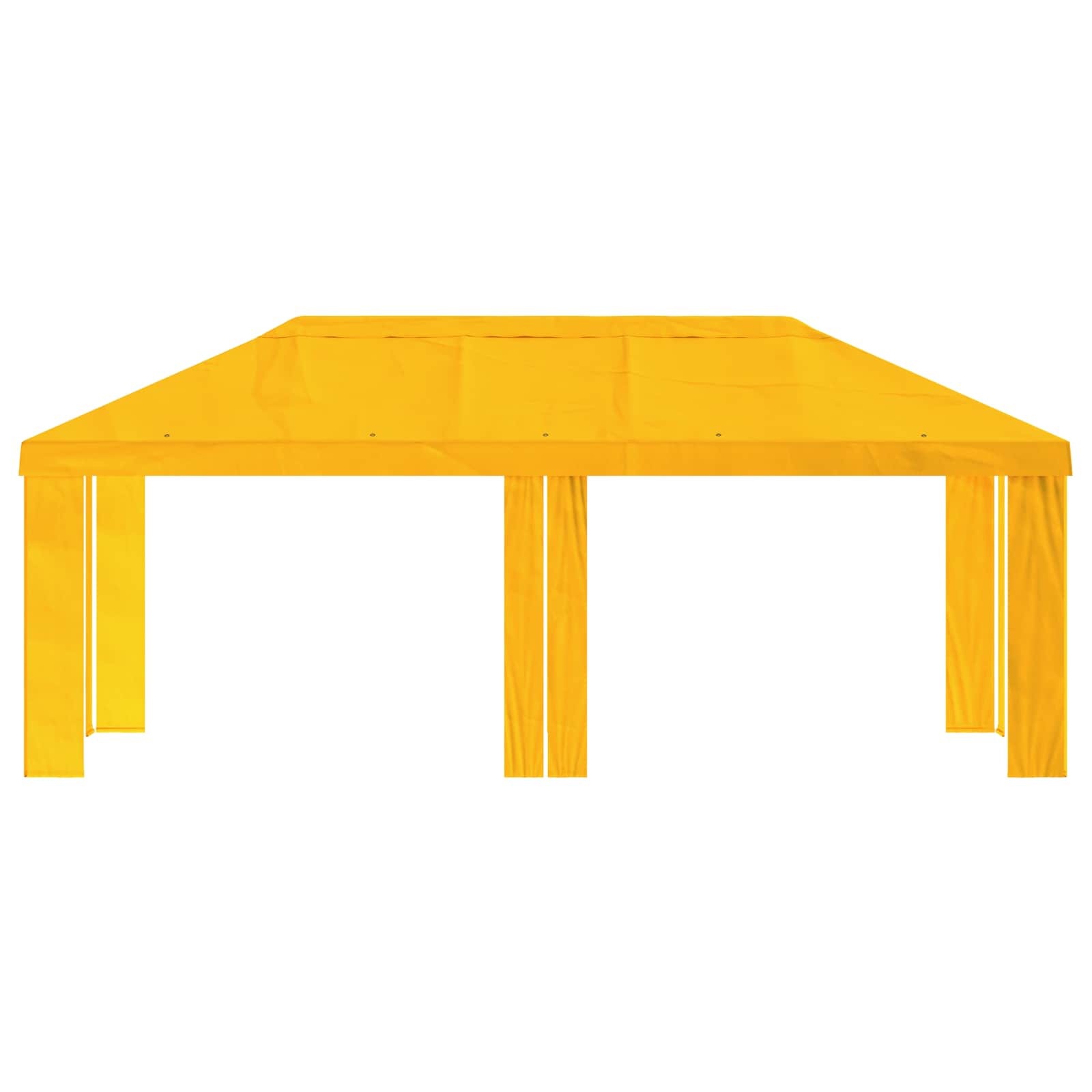 Copertura per Gazebo 6 x 3 m Giallo Poliestere 190 gsm