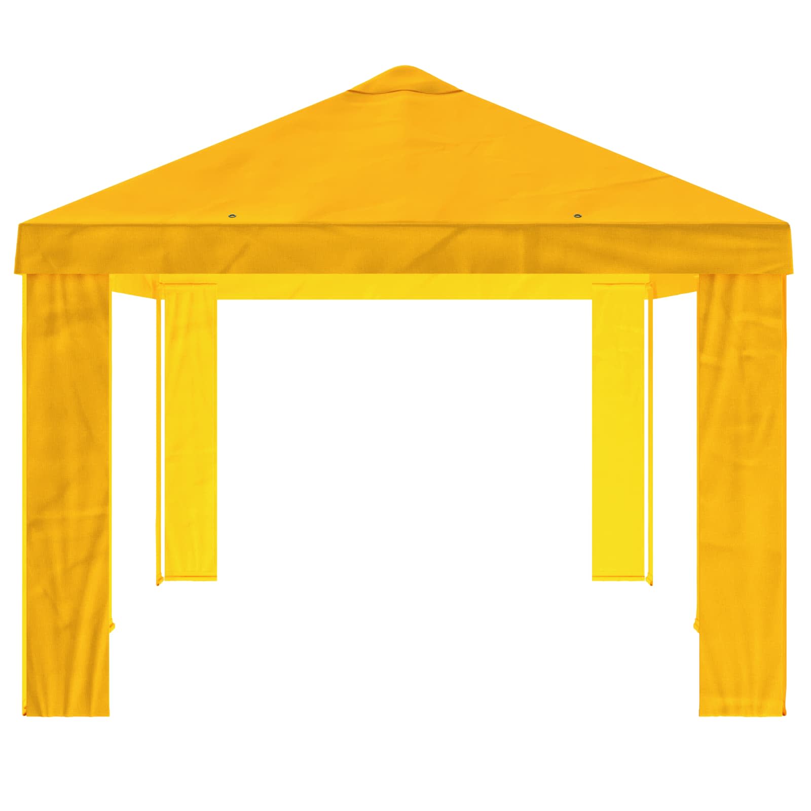 Copertura per Gazebo 6 x 3 m Giallo Poliestere 190 gsm