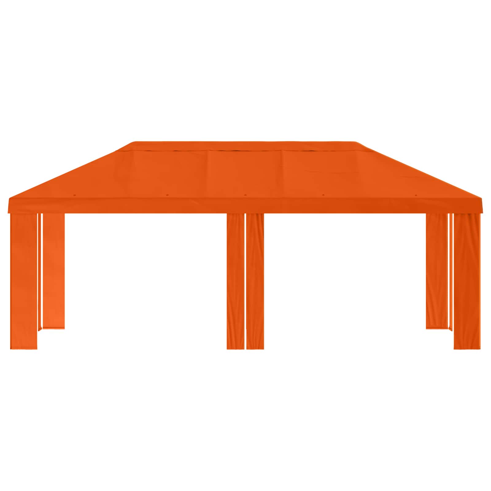 Copertura per Gazebo 6 x 3 m Arancione Poliestere 190 gsm