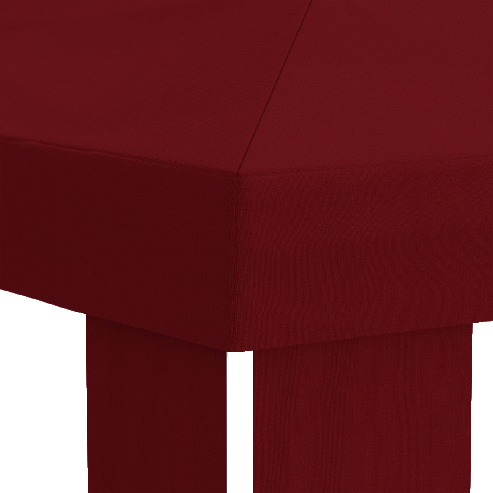Copertura per Gazebo 6 x 3 m Borgogna Poliestere 190 gsm