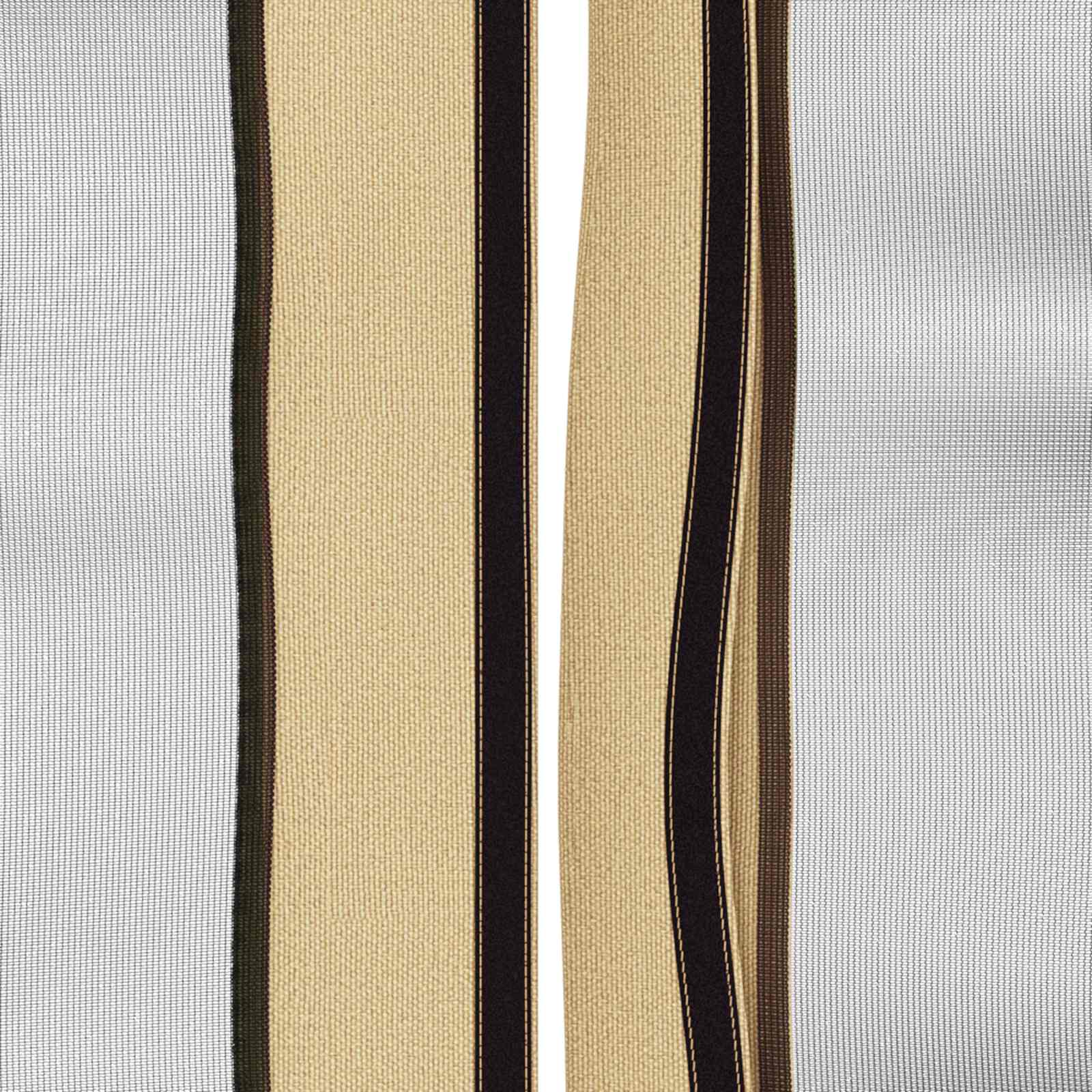 Copertura Gazebo con Pareti Laterali Crema 600,5 x 300,5 cm