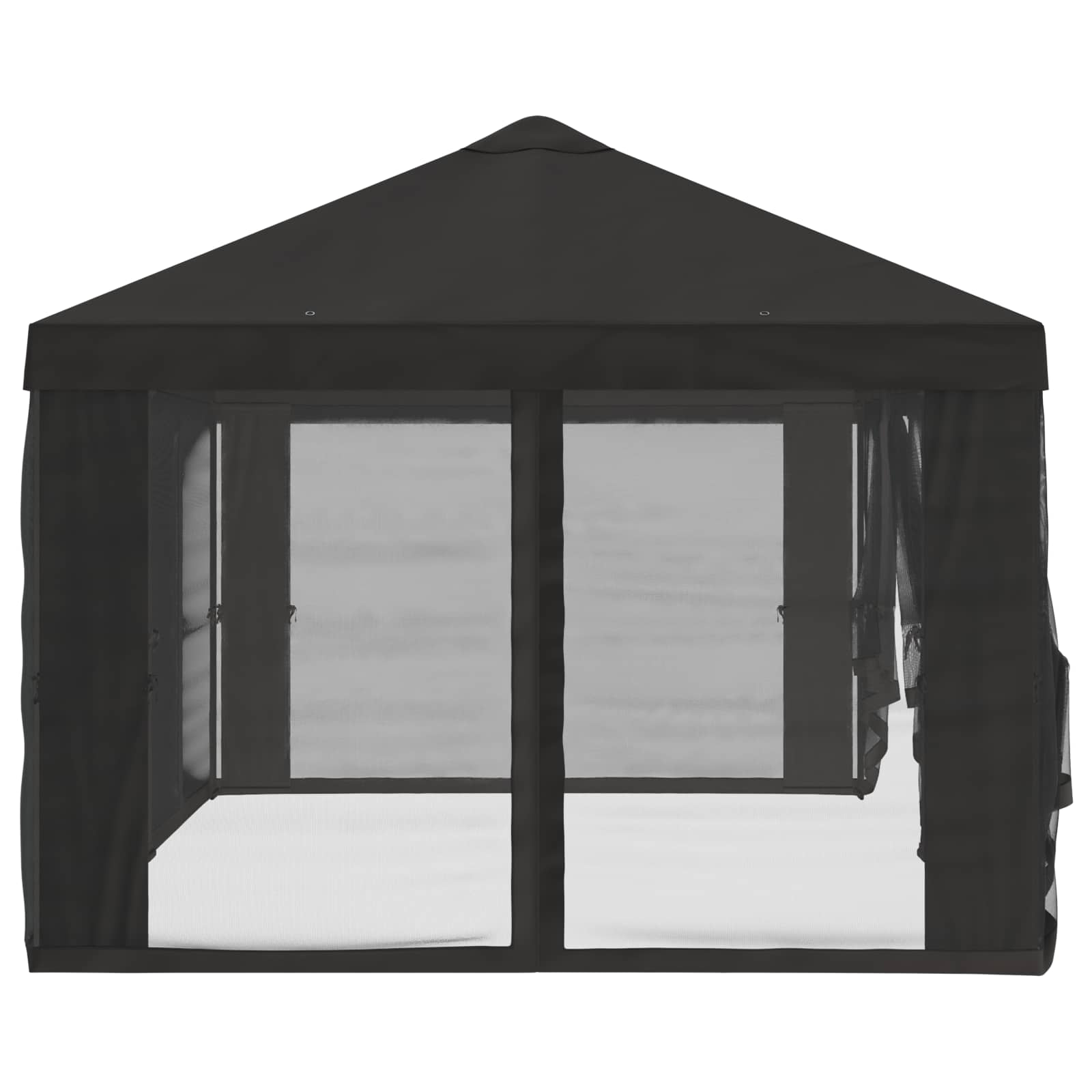 Copertura Gazebo con Pareti Laterali Antracite 600,5 x 300,5 cm