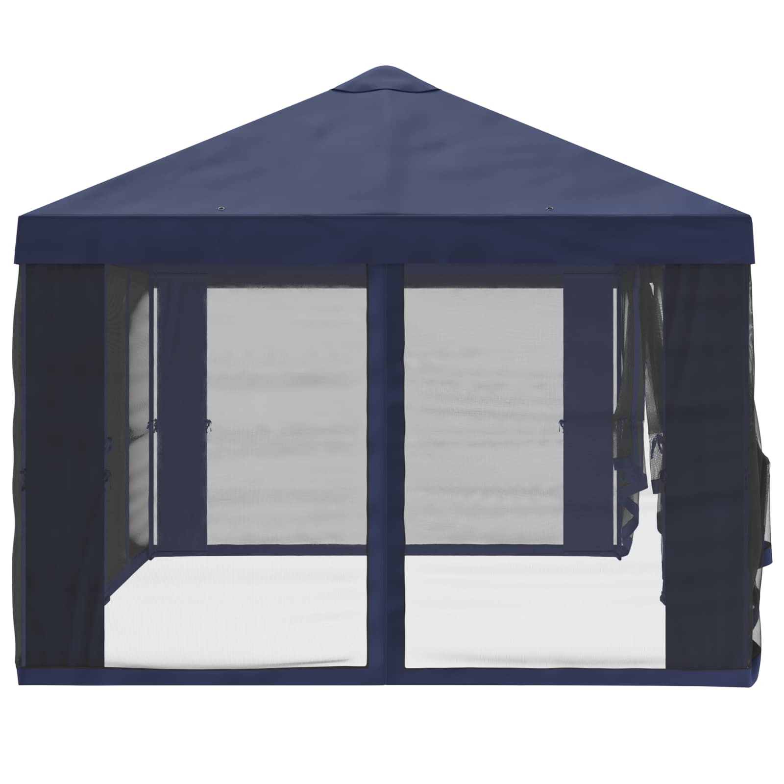 Copertura Gazebo con Pareti Laterali Blu 600,5 x 300,5 cm