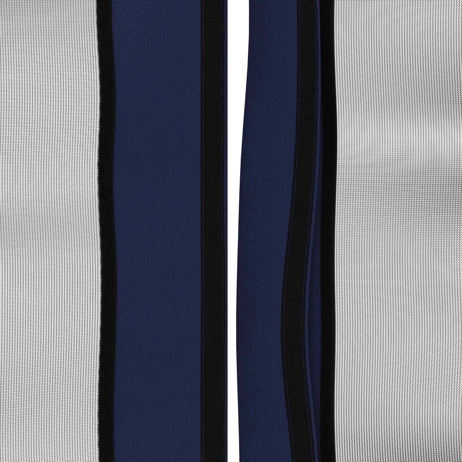 Copertura Gazebo con Pareti Laterali Blu 600,5 x 300,5 cm