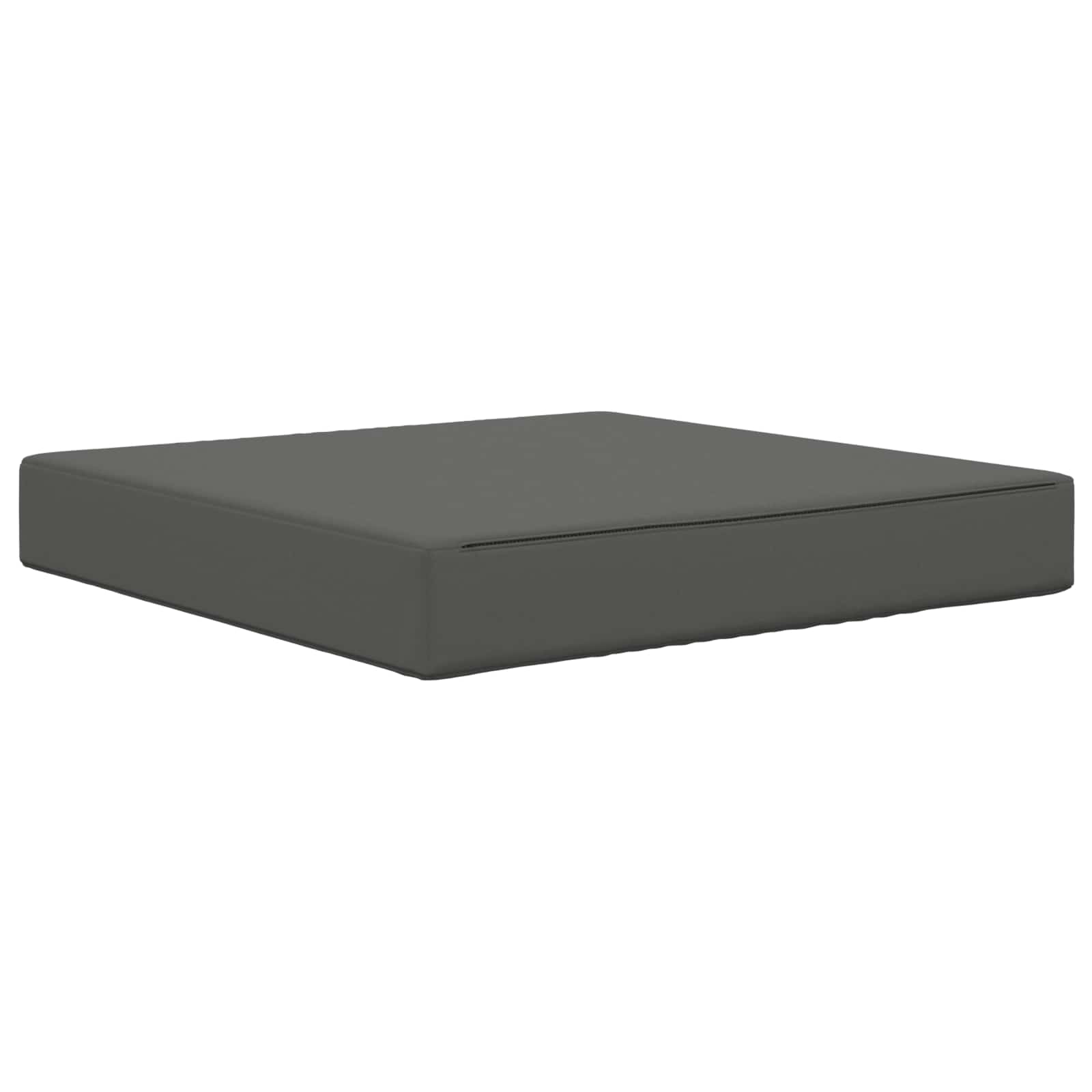 Cuscino per divano da esterno Poliestere Antracite 60 x 60 cm