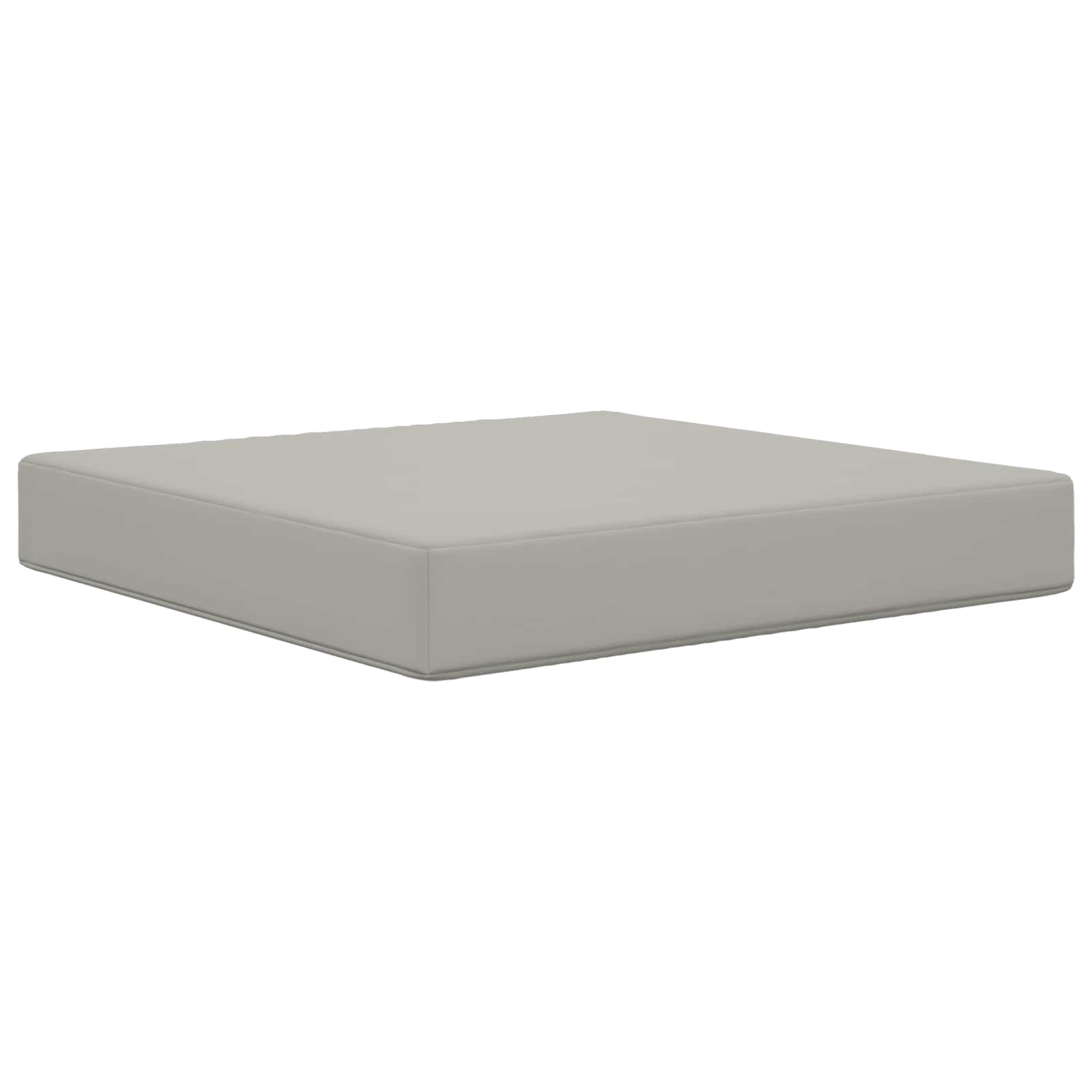 Cuscino per divano da esterno Poliestere Grigio 60 x 60 cm
