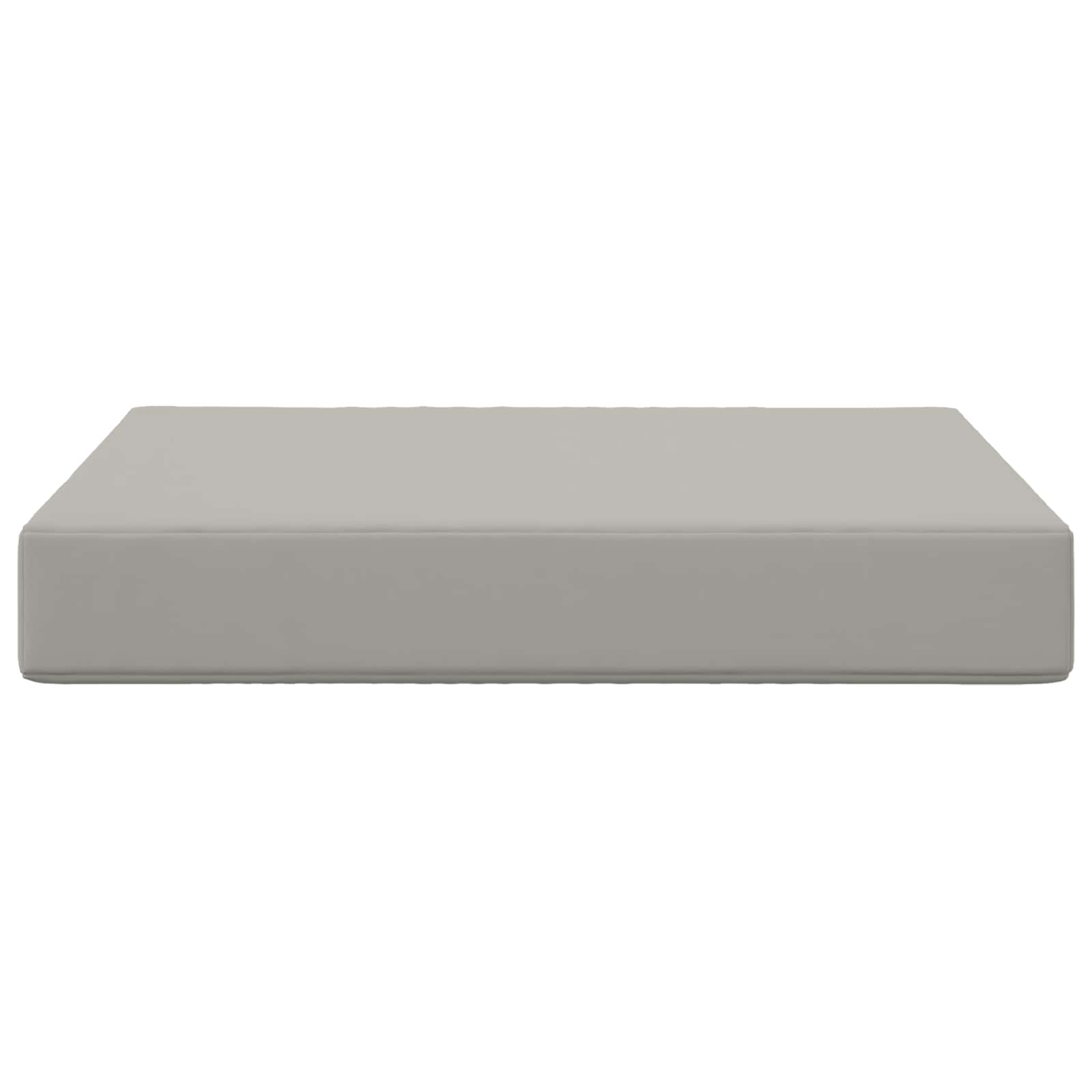Cuscino per divano da esterno Poliestere Grigio 60 x 60 cm