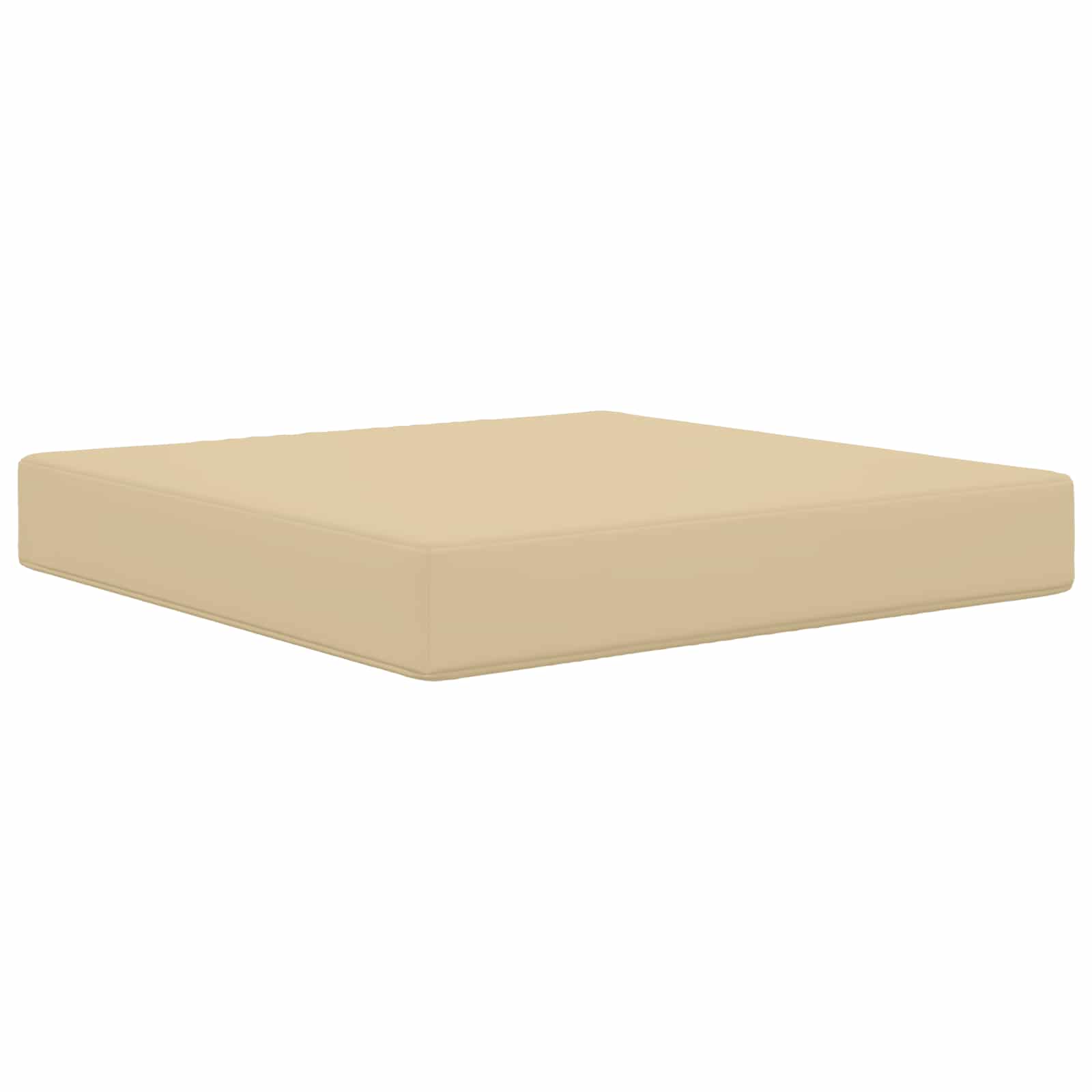Cuscino per divano da esterno Poliestere Beige 60 x 60 cm