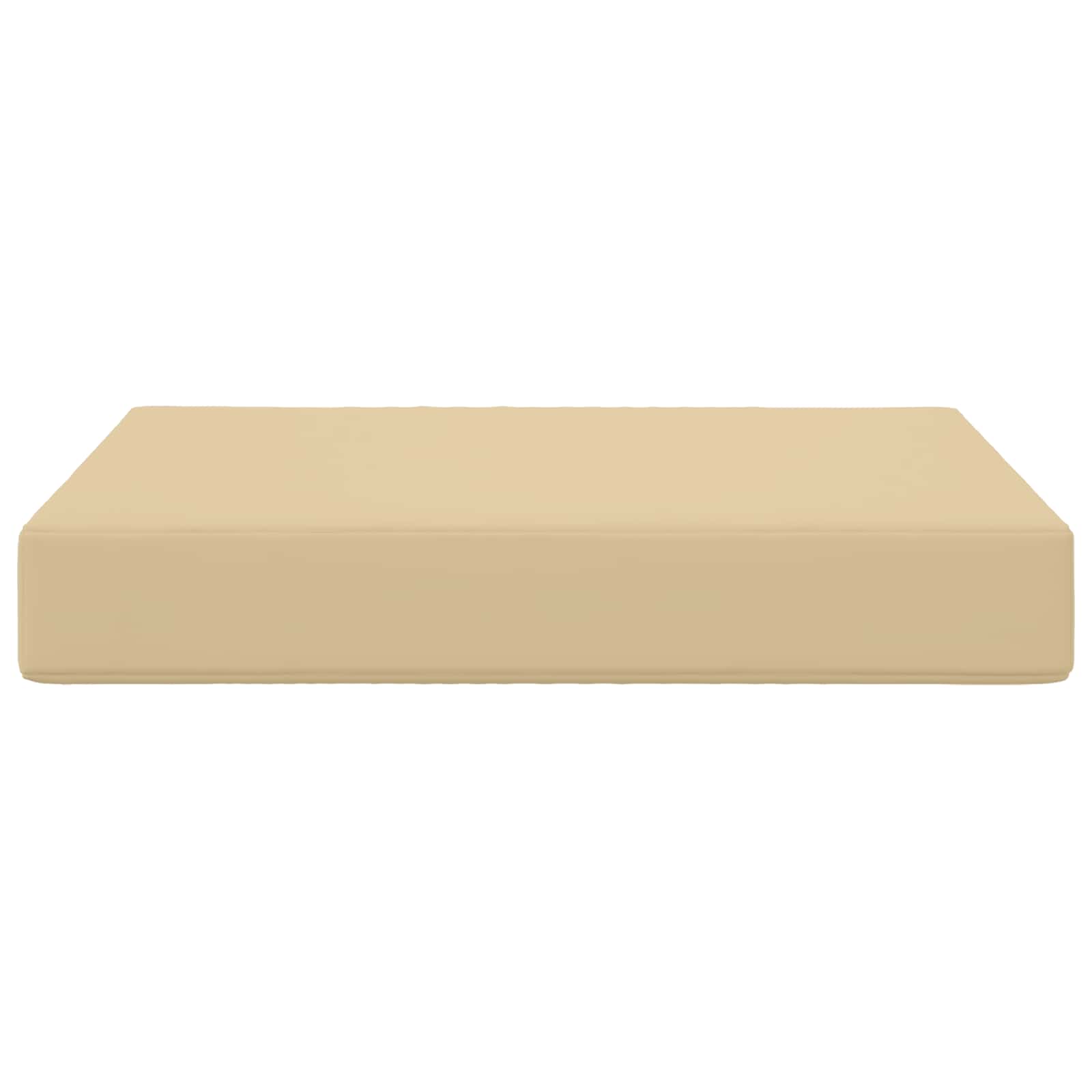 Cuscino per divano da esterno Poliestere Beige 60 x 60 cm