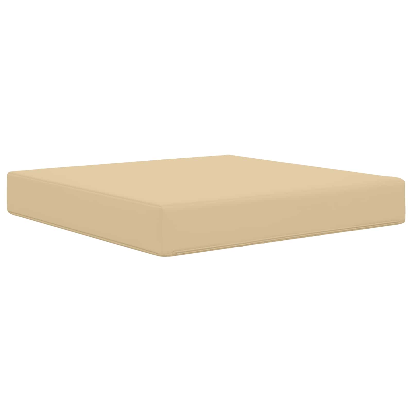 Cuscino per divano da esterno Poliestere Beige 60 x 60 cm