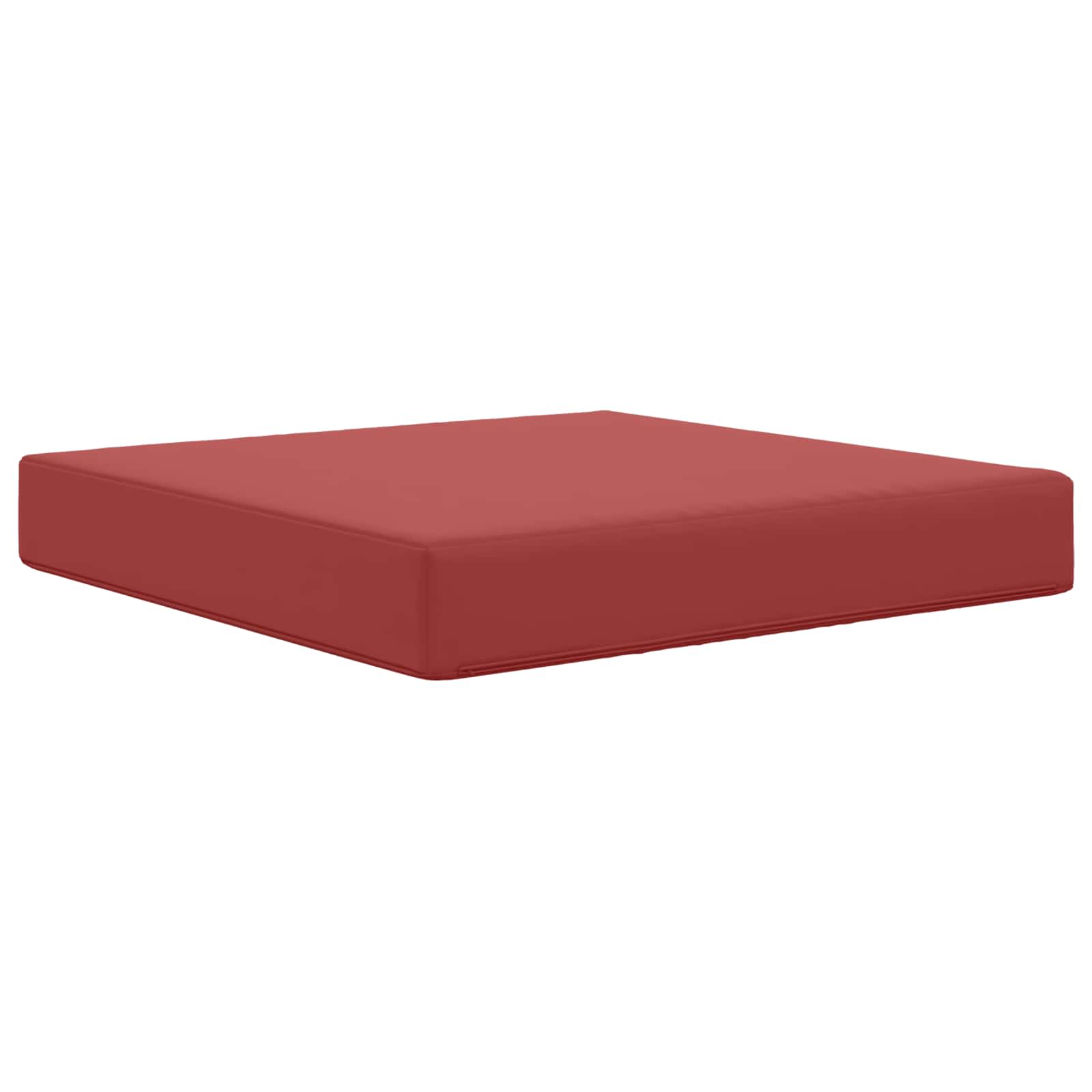 Cuscino per divano da esterno Poliestere Rosso vino 60 x 60 cm