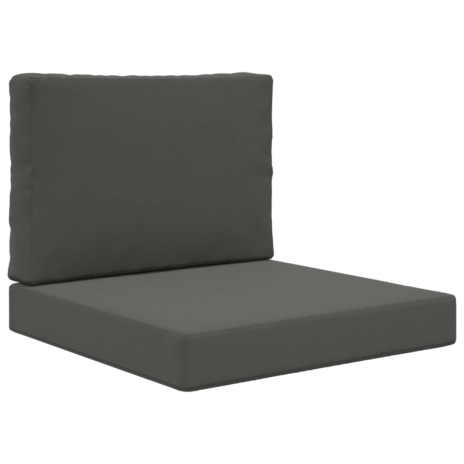 Cuscino per divano da esterno Poliestere Antracite 60 x 60 cm