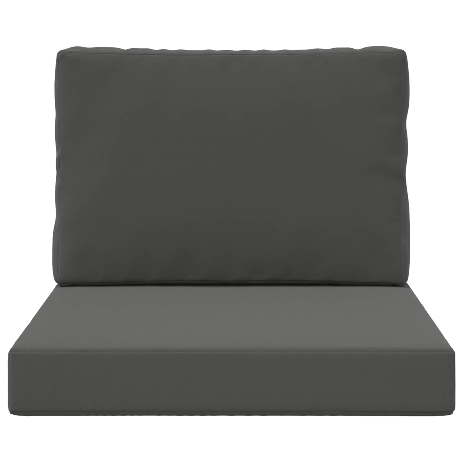Cuscino per divano da esterno Poliestere Antracite 60 x 60 cm