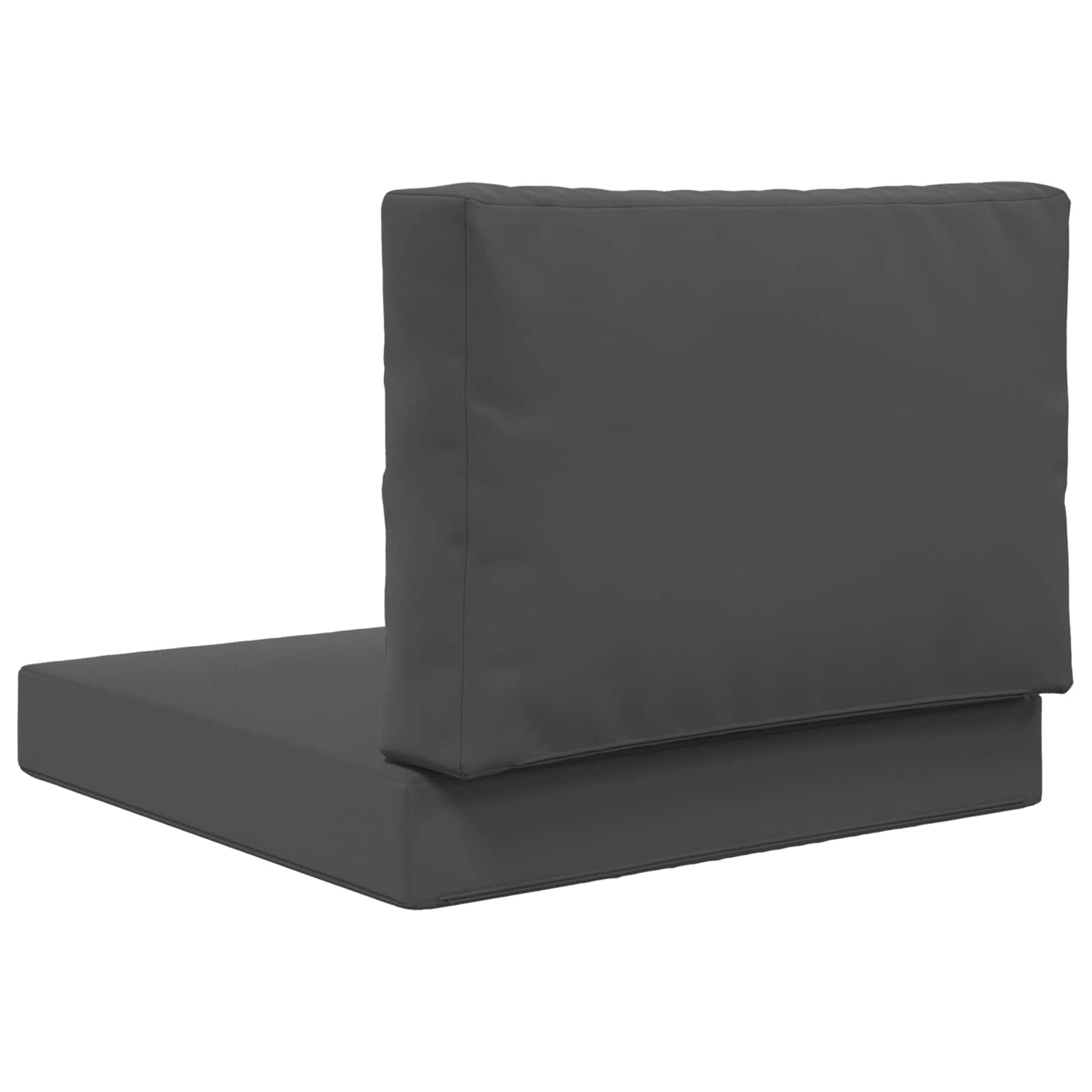 Cuscino per divano da esterno Poliestere Antracite 60 x 60 cm