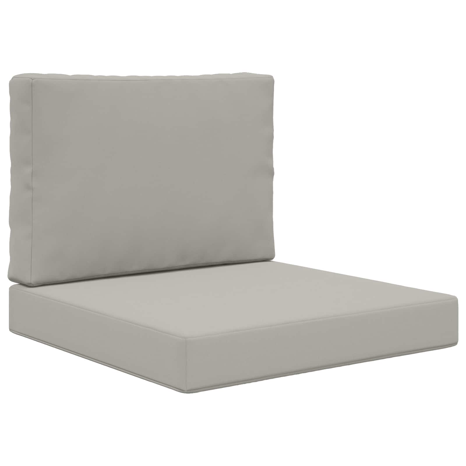 Cuscino per divano da esterno Poliestere Grigio 60 x 60 cm
