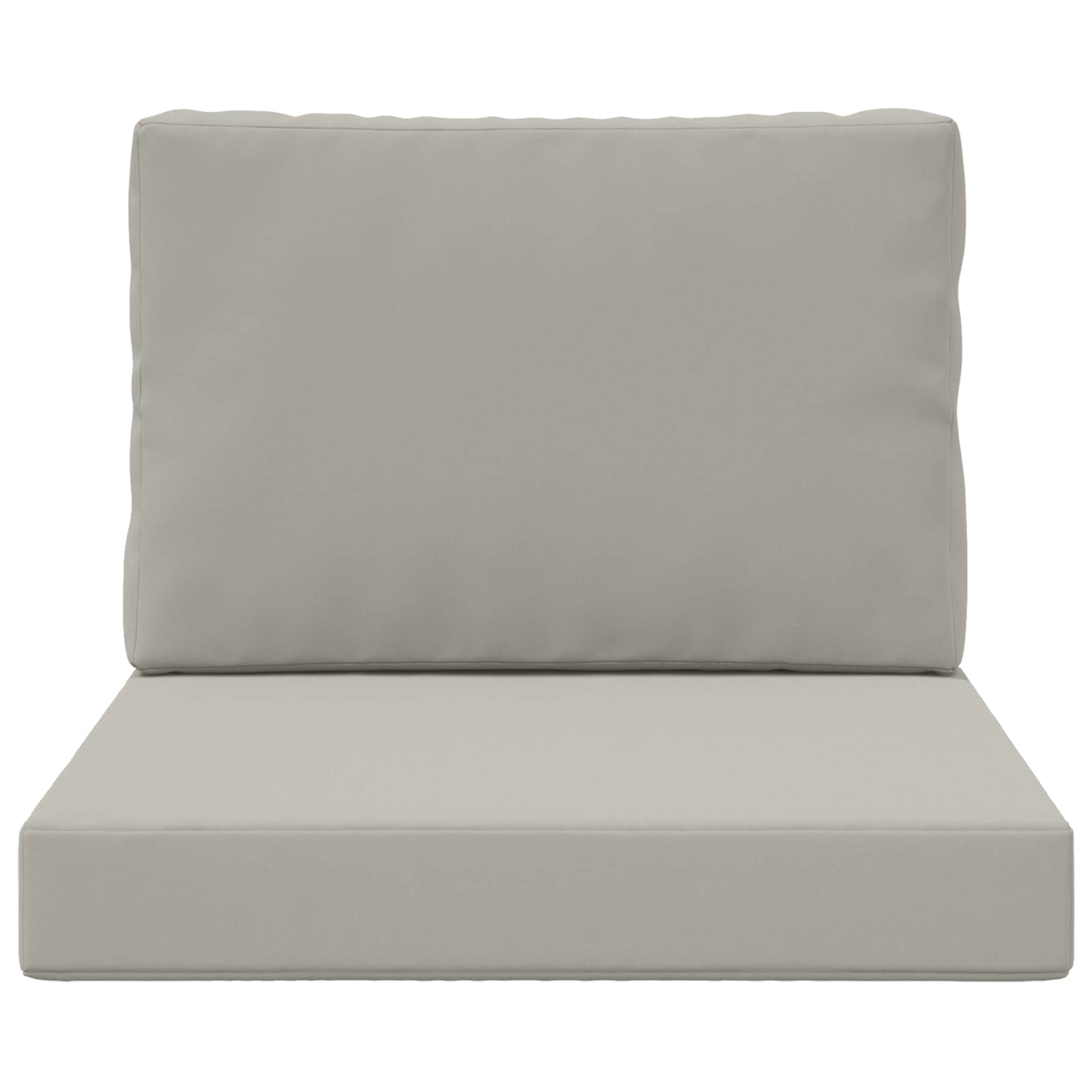 Cuscino per divano da esterno Poliestere Grigio 60 x 60 cm