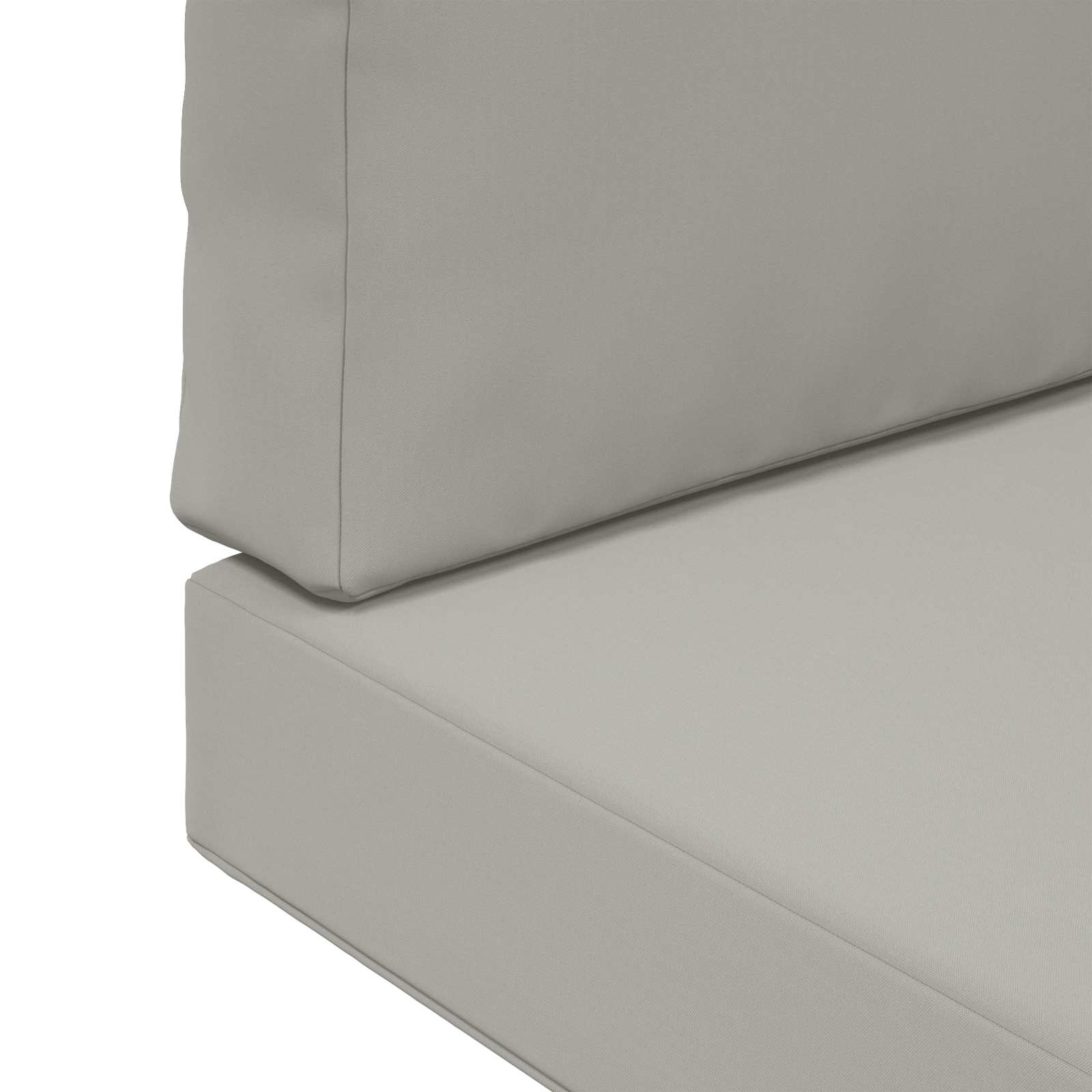 Cuscino per divano da esterno Poliestere Grigio 60 x 60 cm