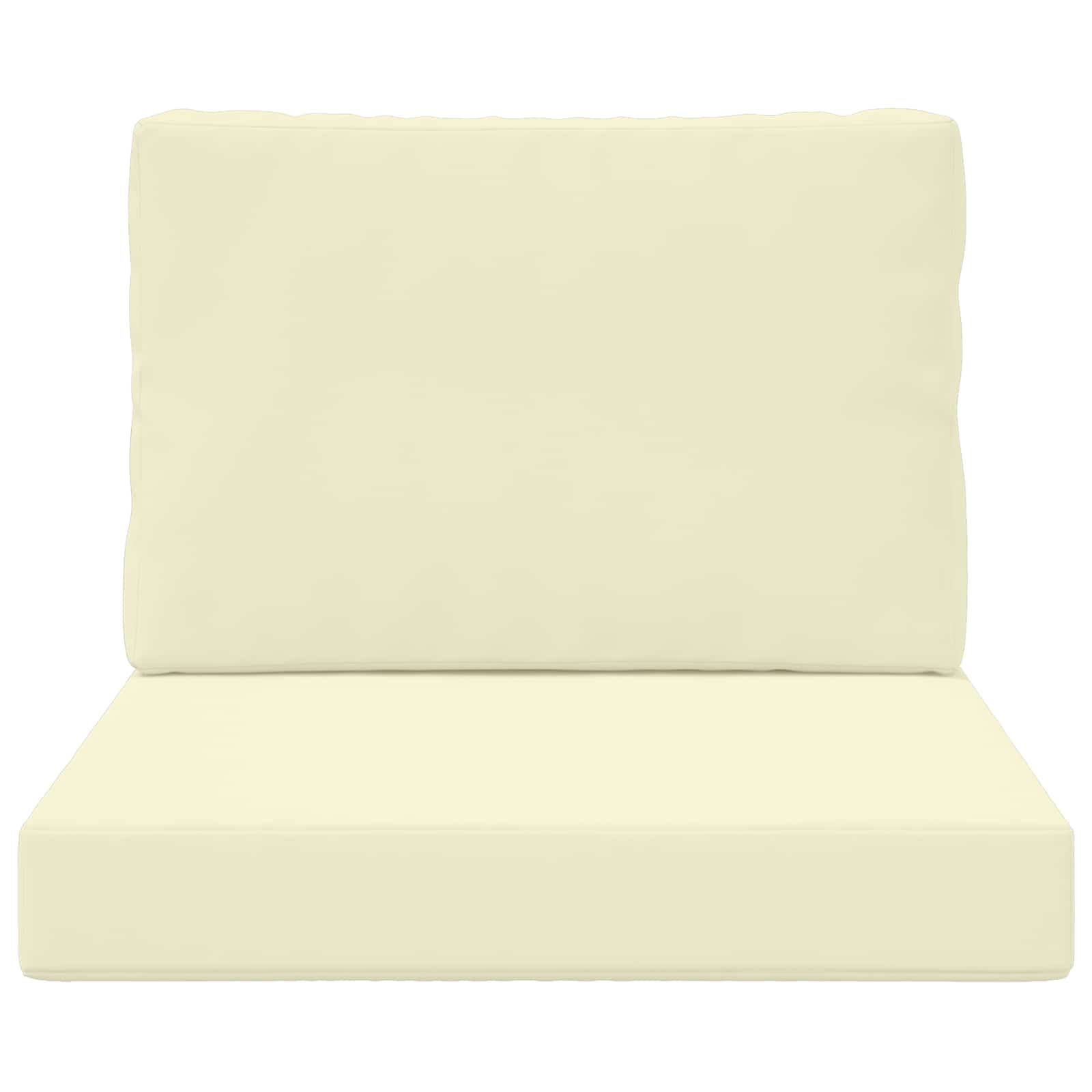 Cuscino per divano da esterno Poliestere Crema 60 x 60 cm