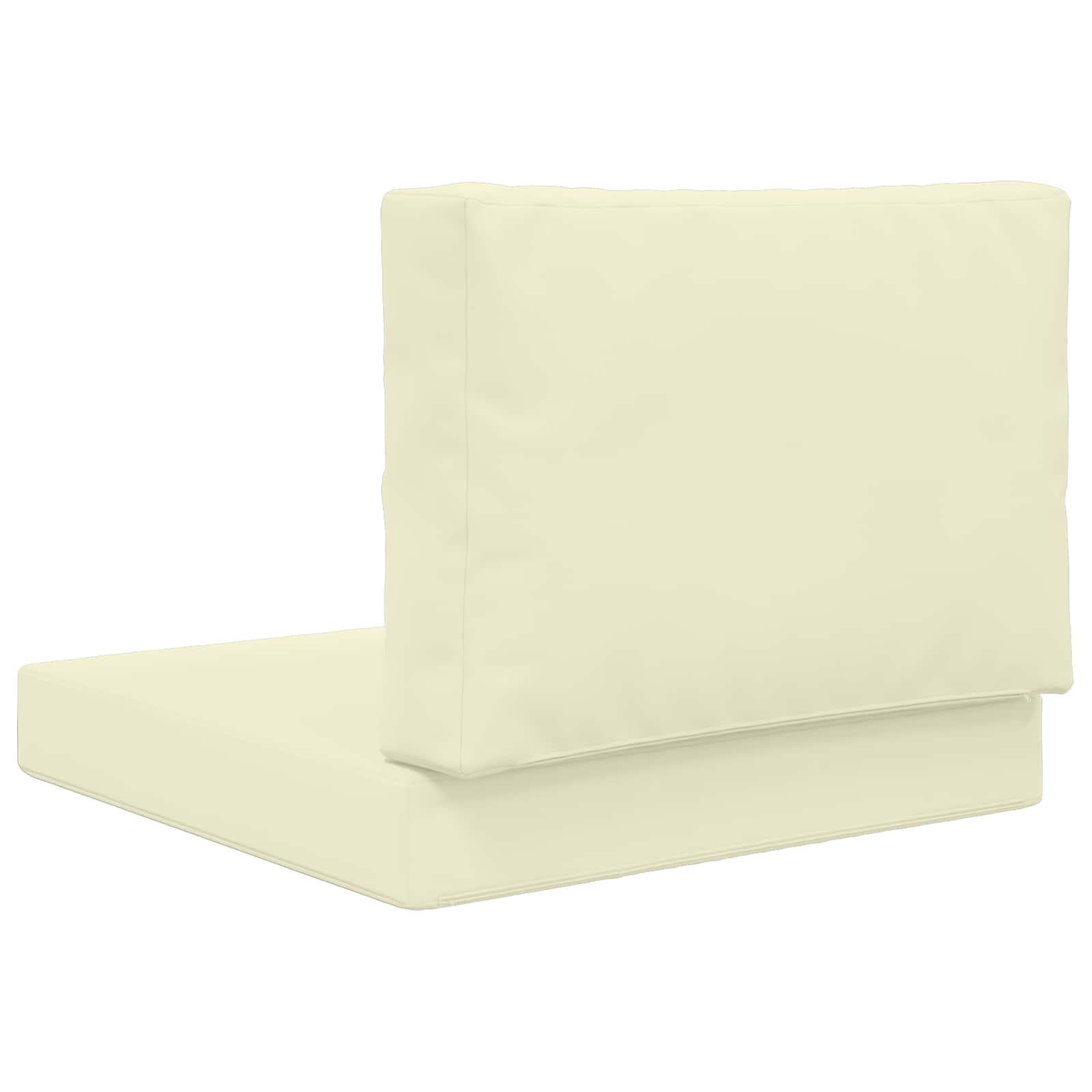 Cuscino per divano da esterno Poliestere Crema 60 x 60 cm