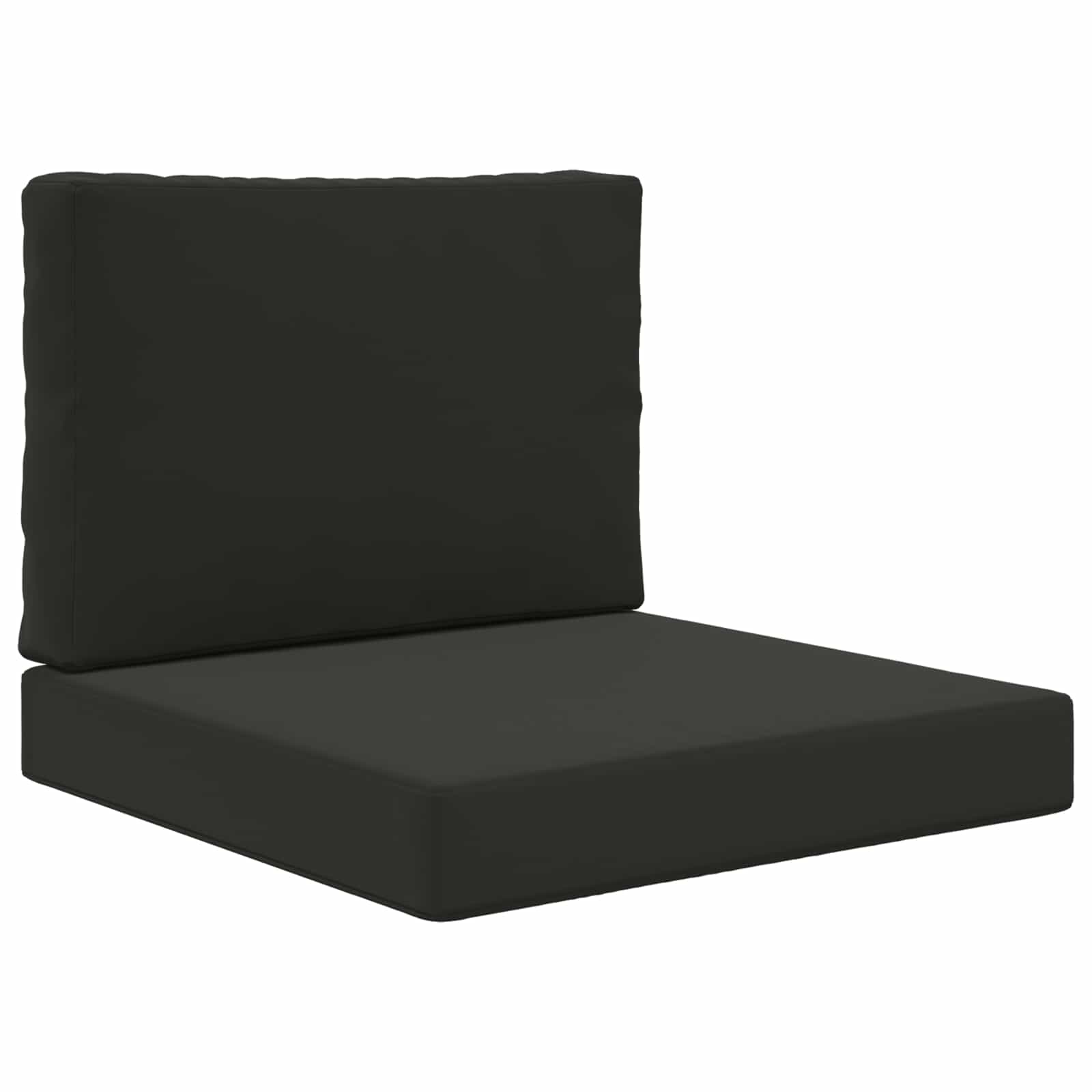 Cuscino per divano da esterno Poliestere Nero 60 x 60 cm