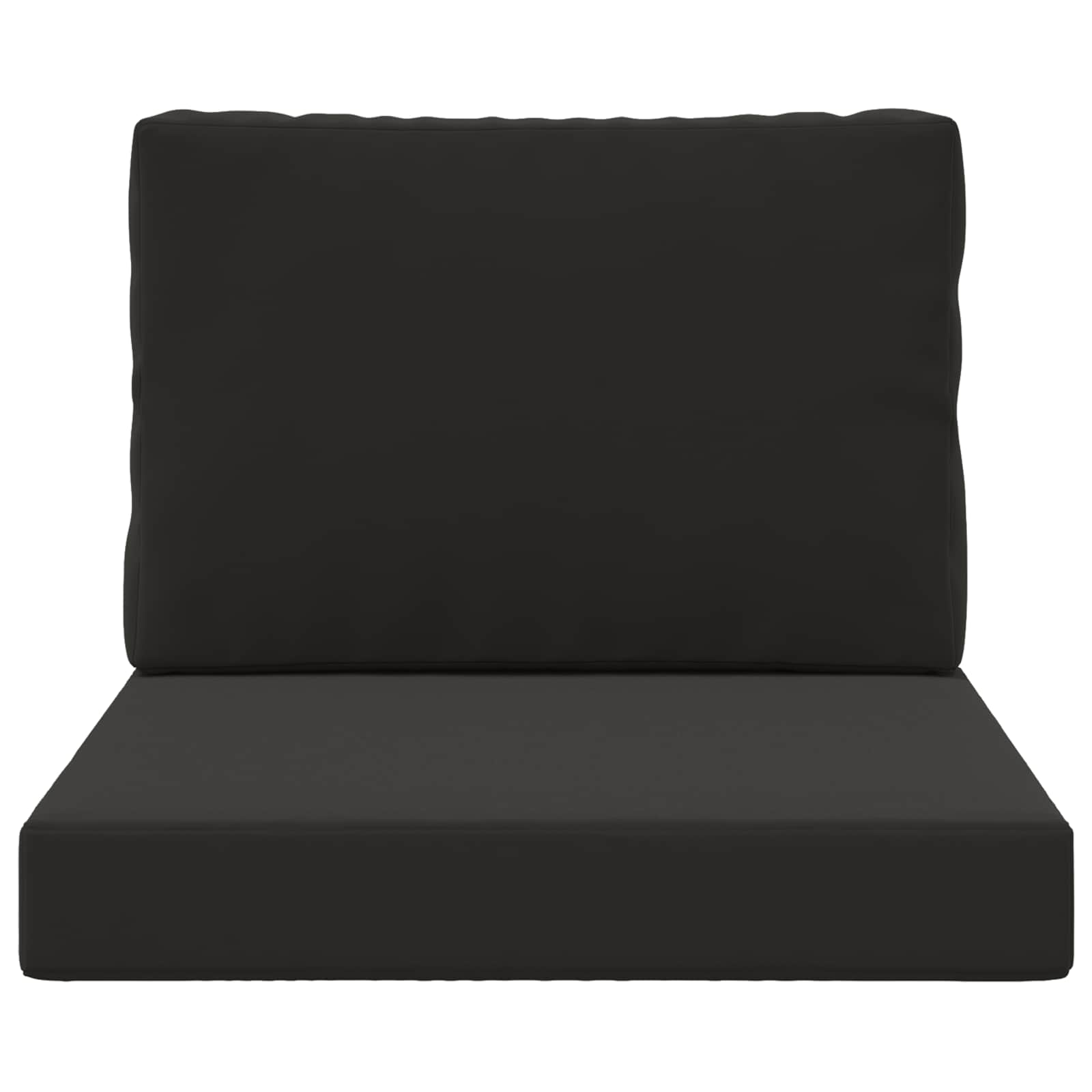 Cuscino per divano da esterno Poliestere Nero 60 x 60 cm