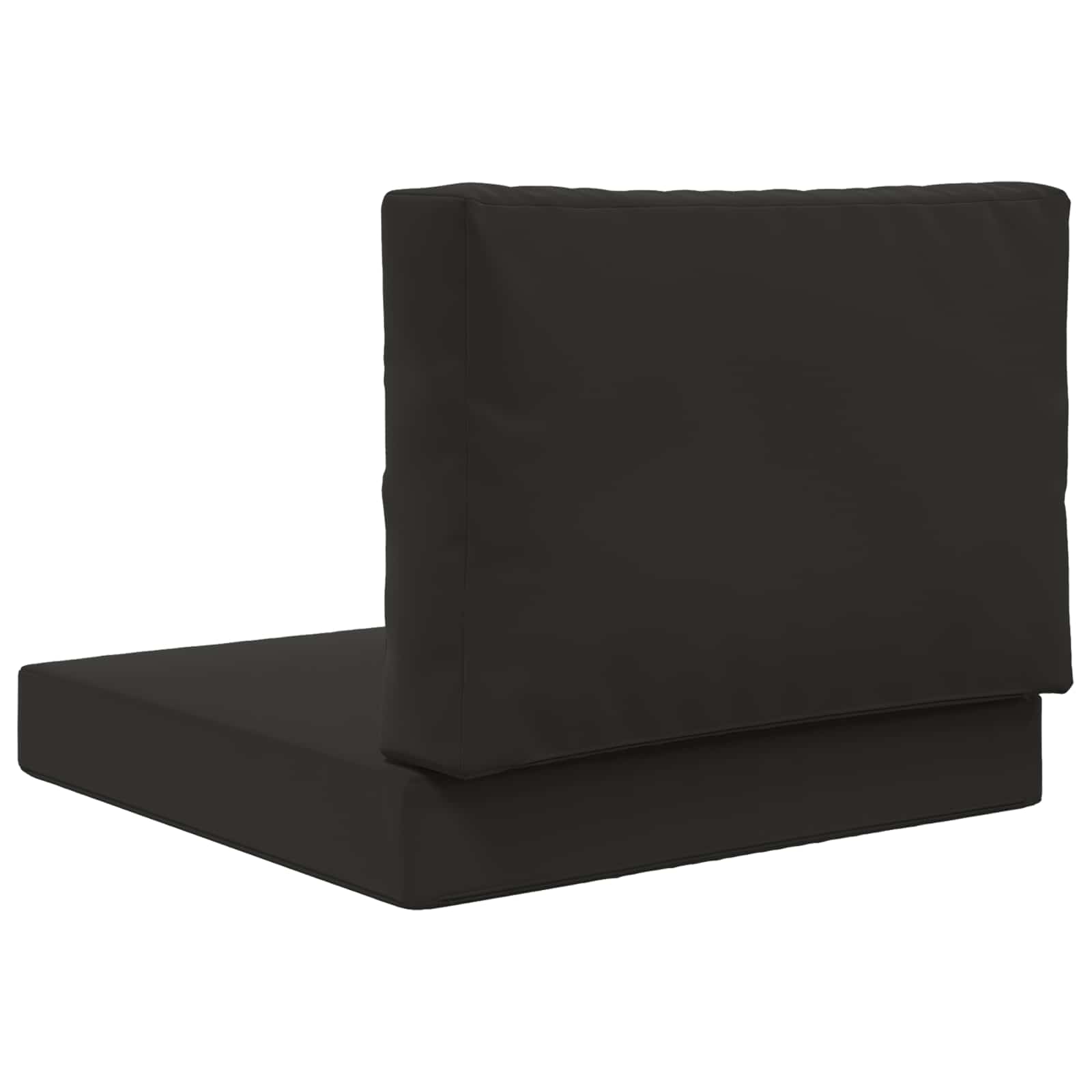 Cuscino per divano da esterno Poliestere Nero 60 x 60 cm