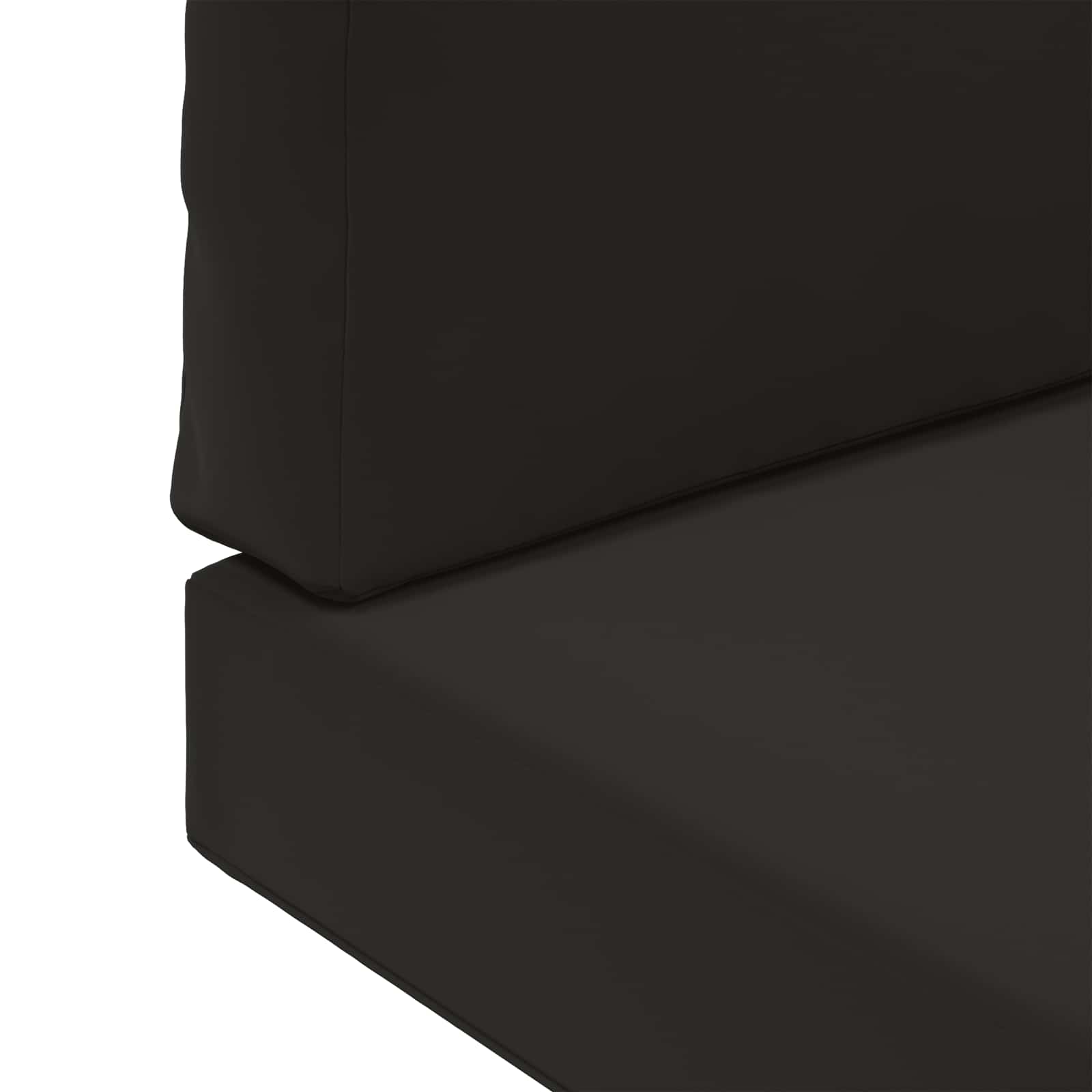 Cuscino per divano da esterno Poliestere Nero 60 x 60 cm
