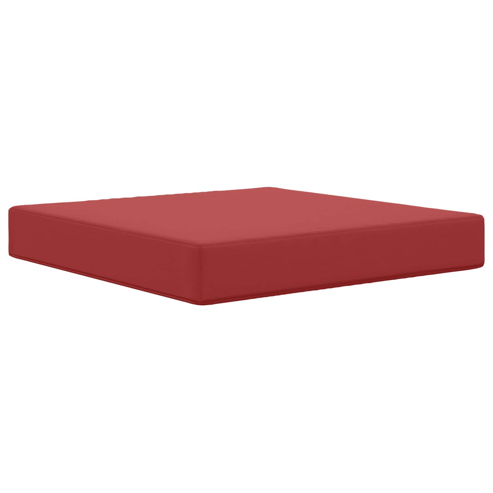 Cuscino per divano da esterno Poliestere Rosso vino 60 x 60 cm