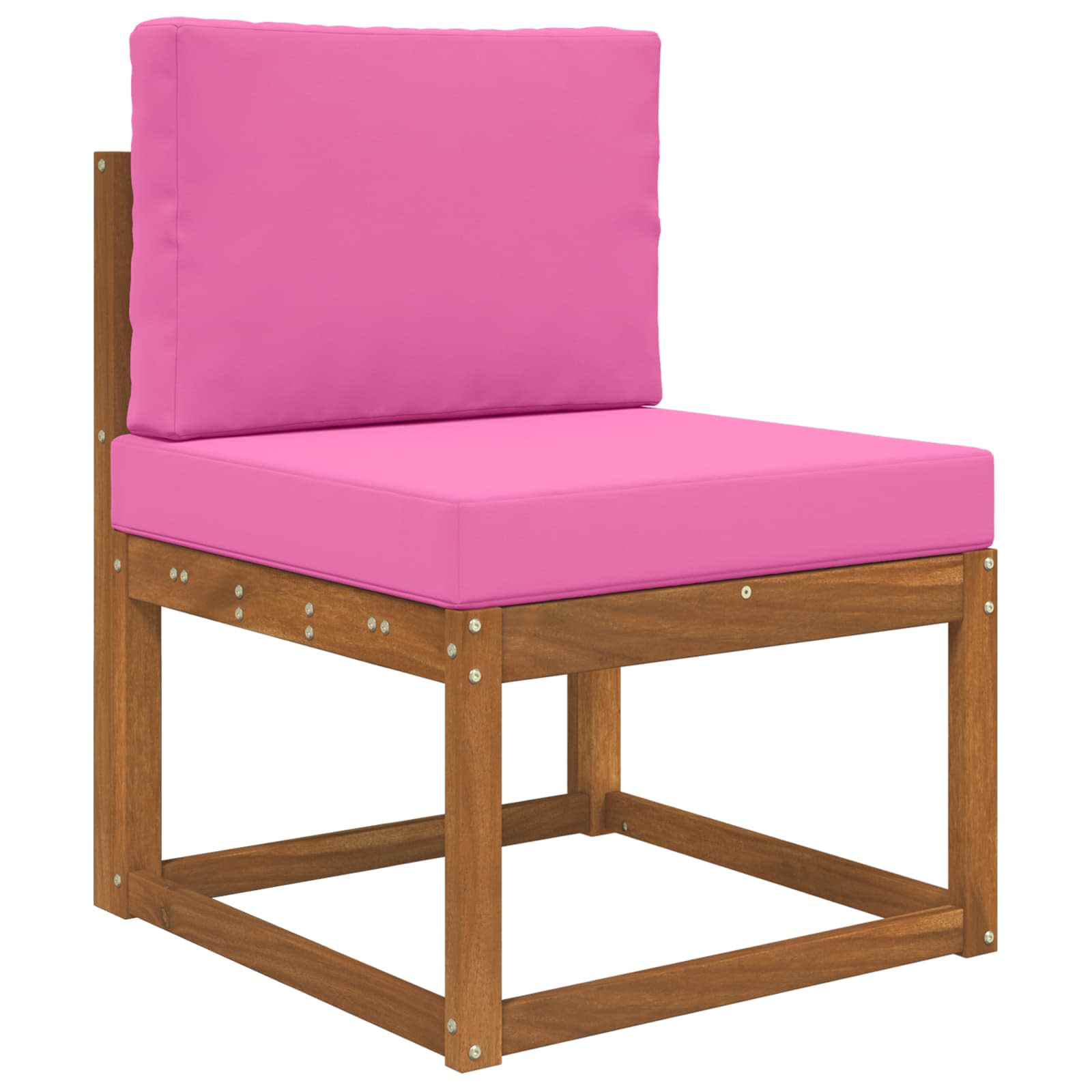 Cuscino per divano da esterno Poliestere Rosa 60 x 60 cm
