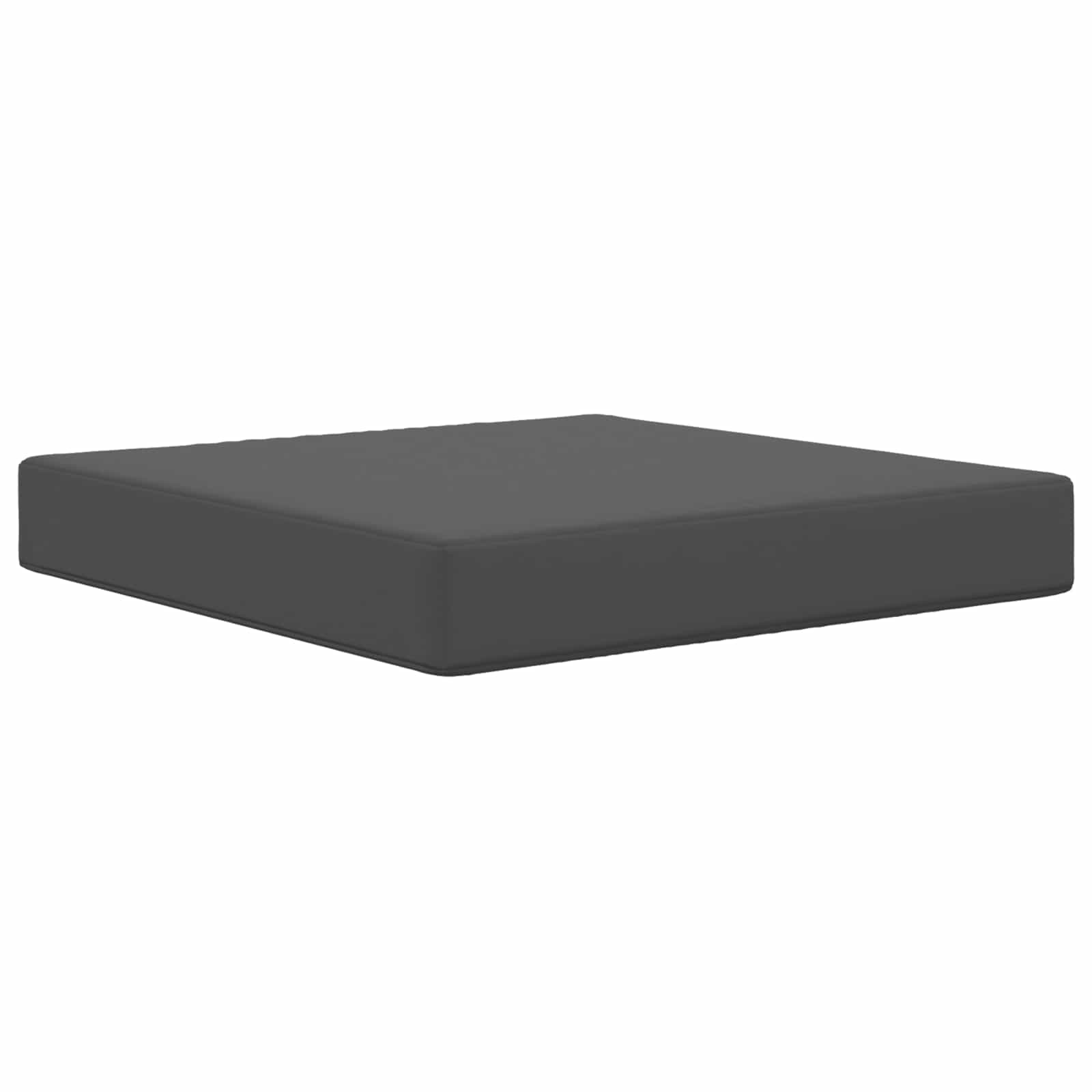 Cuscino per divano da esterno Poliestere Antracite 60 x 60 cm