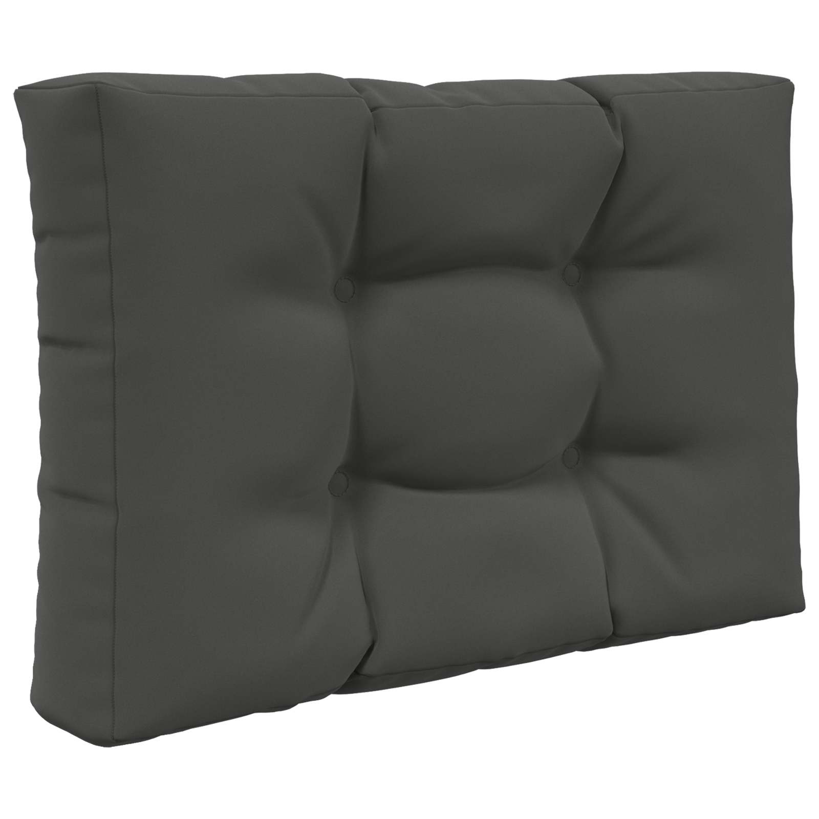 Cuscino per divano da esterno Poliestere Antracite 60 x 60 cm