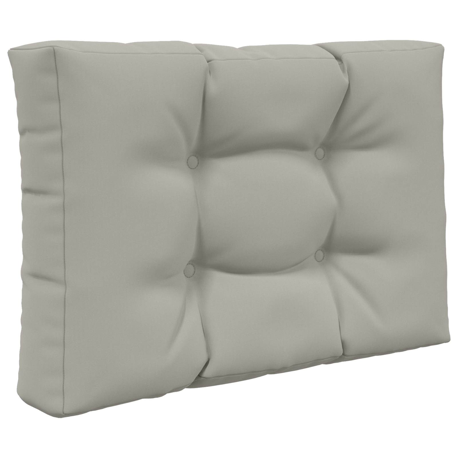 Cuscino per divano da esterno Poliestere Grigio 60 x 60 cm