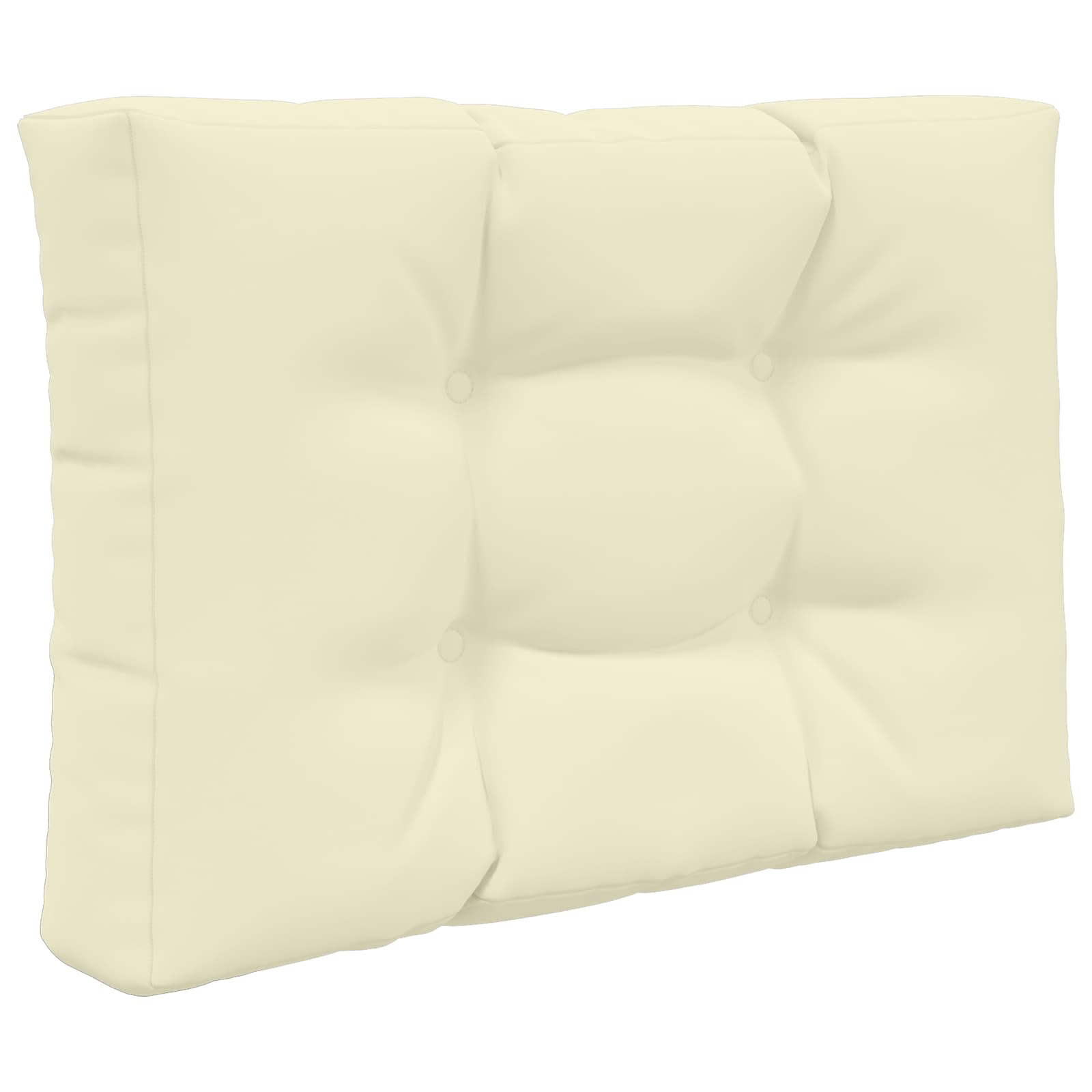 Cuscino per divano da esterno Poliestere Crema 60 x 60 cm
