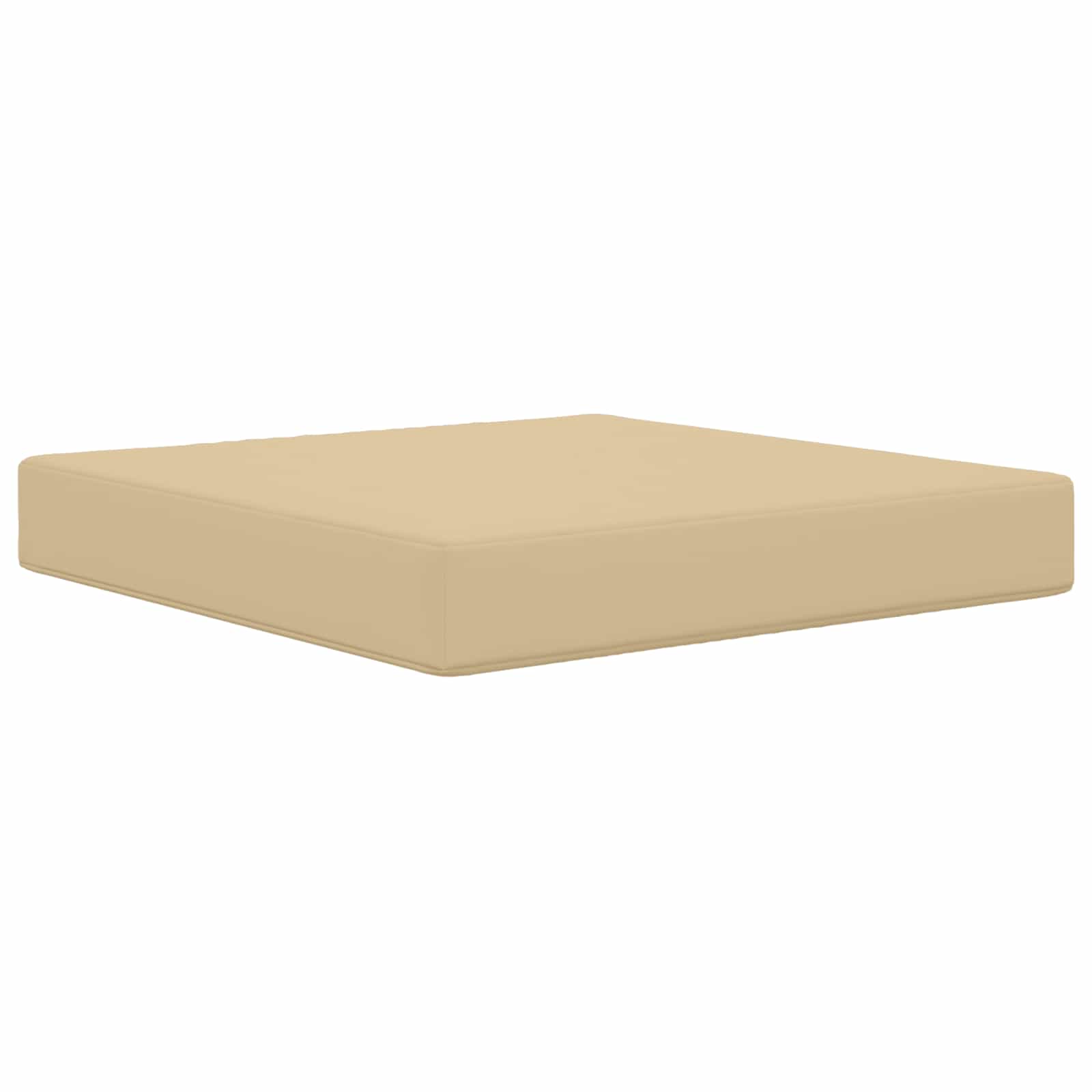 Cuscino per divano da esterno Poliestere Beige 60 x 60 cm