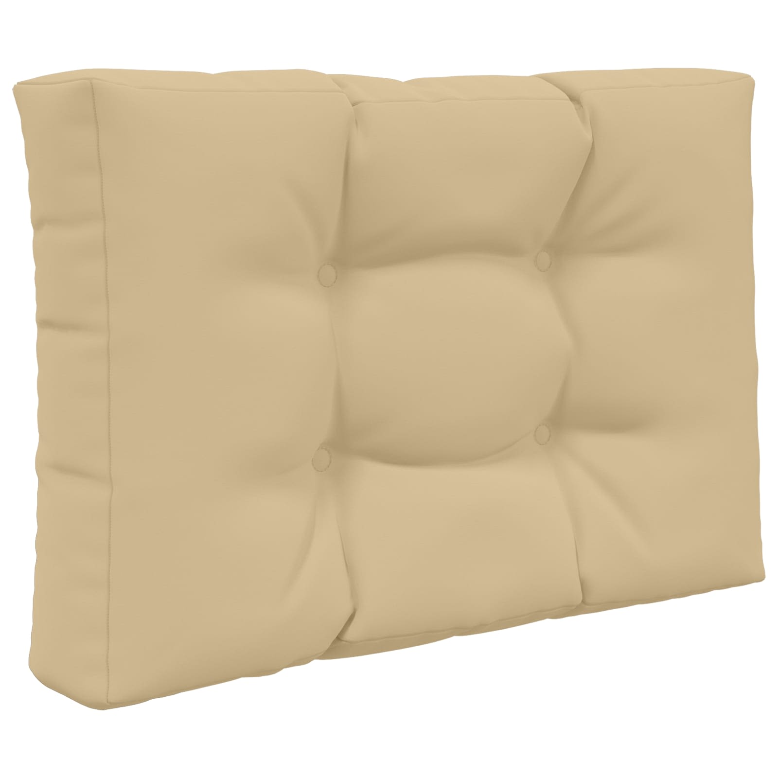 Cuscino per divano da esterno Poliestere Beige 60 x 60 cm