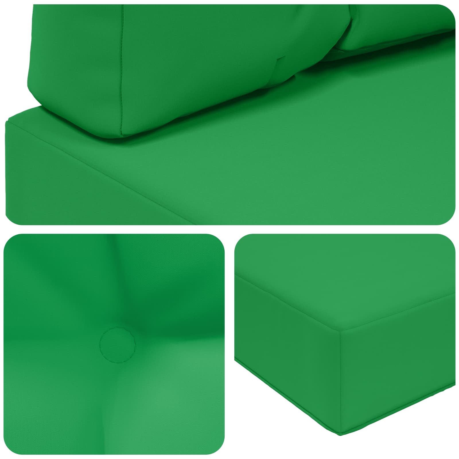 Cuscino per divano da esterno Poliestere Verde 60 x 60 cm