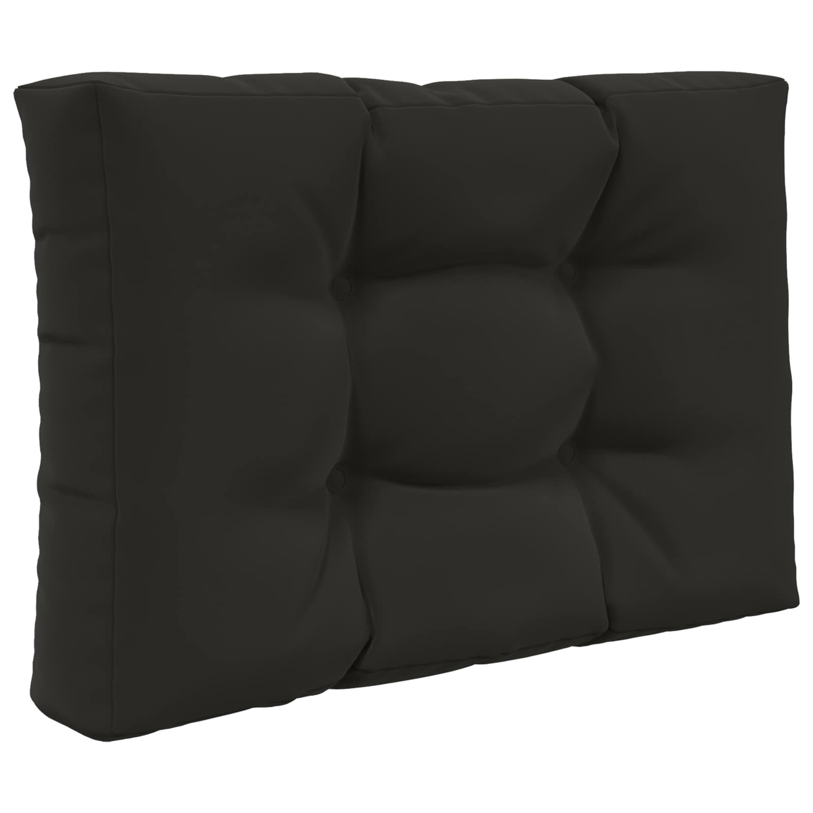 Cuscino per divano da esterno Poliestere Nero 60 x 60 cm