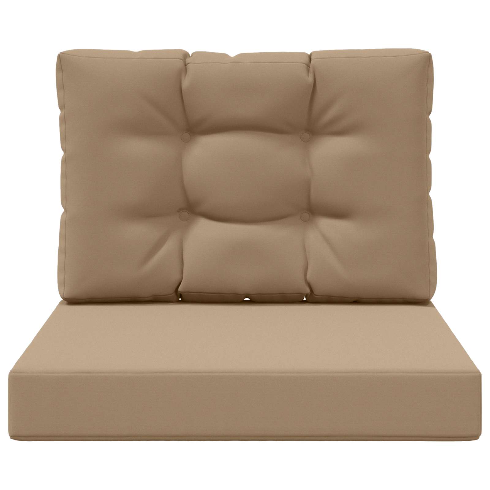 Cuscino per divano da esterno Poliestere Tortora 60 x 60 cm