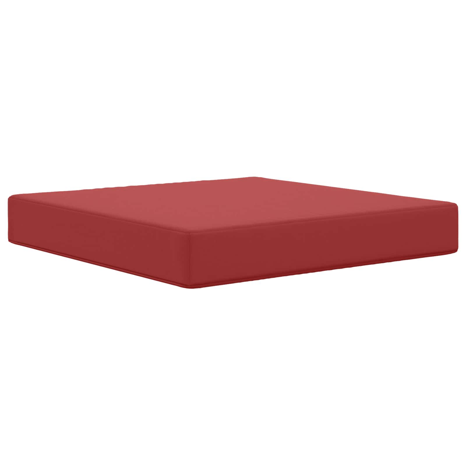 Cuscino per divano da esterno Poliestere Rosso vino 60 x 60 cm