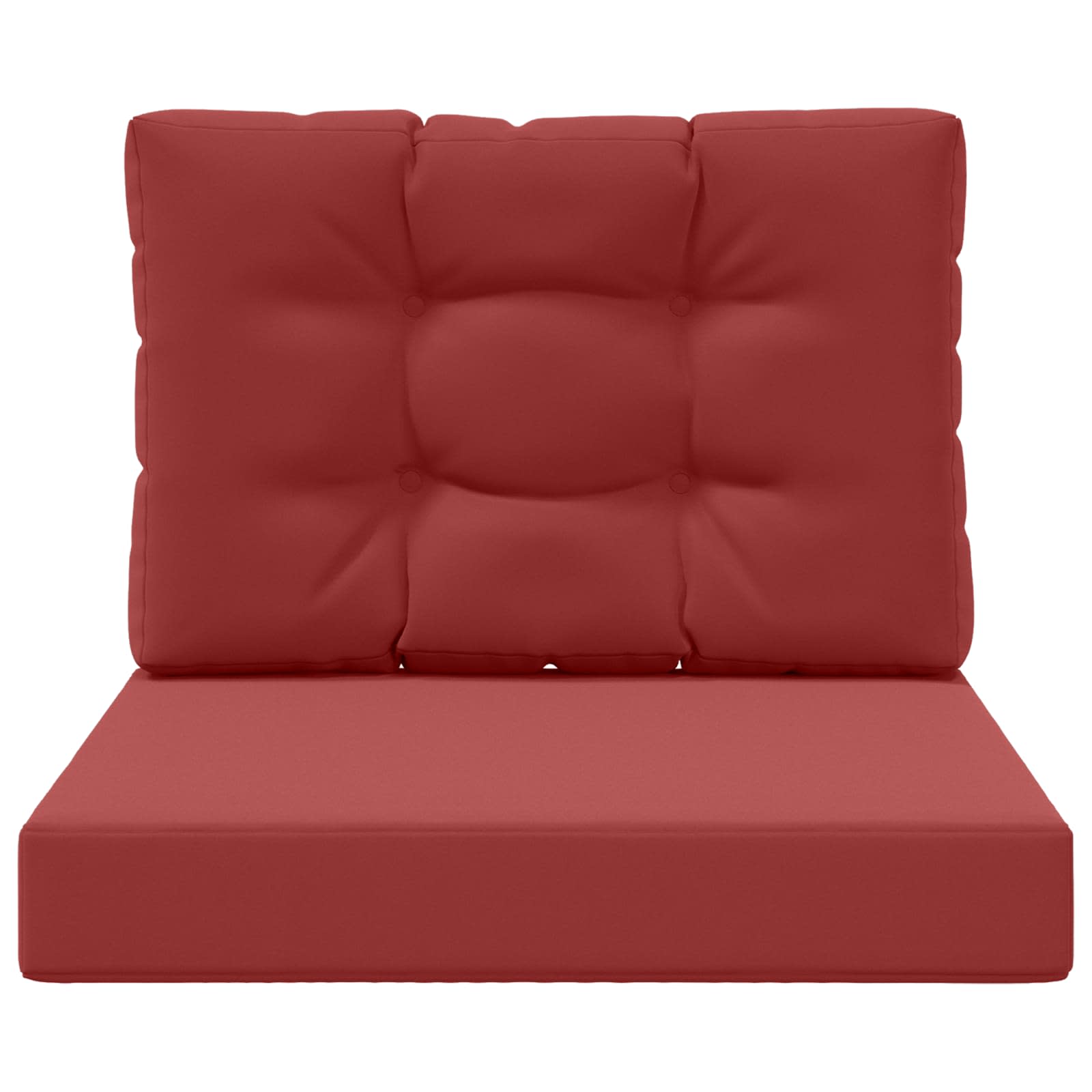 Cuscino per divano da esterno Poliestere Rosso vino 60 x 60 cm