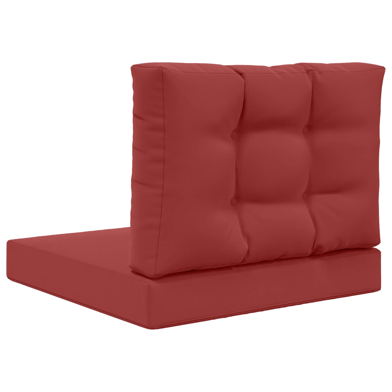 Cuscino per divano da esterno Poliestere Rosso vino 60 x 60 cm