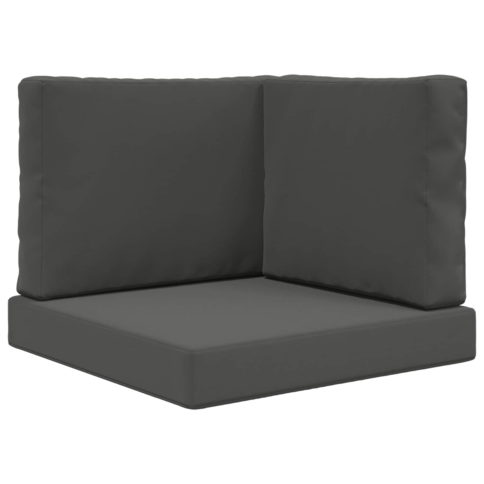 Cuscino per divano da esterno Poliestere Antracite 60 x 60 cm