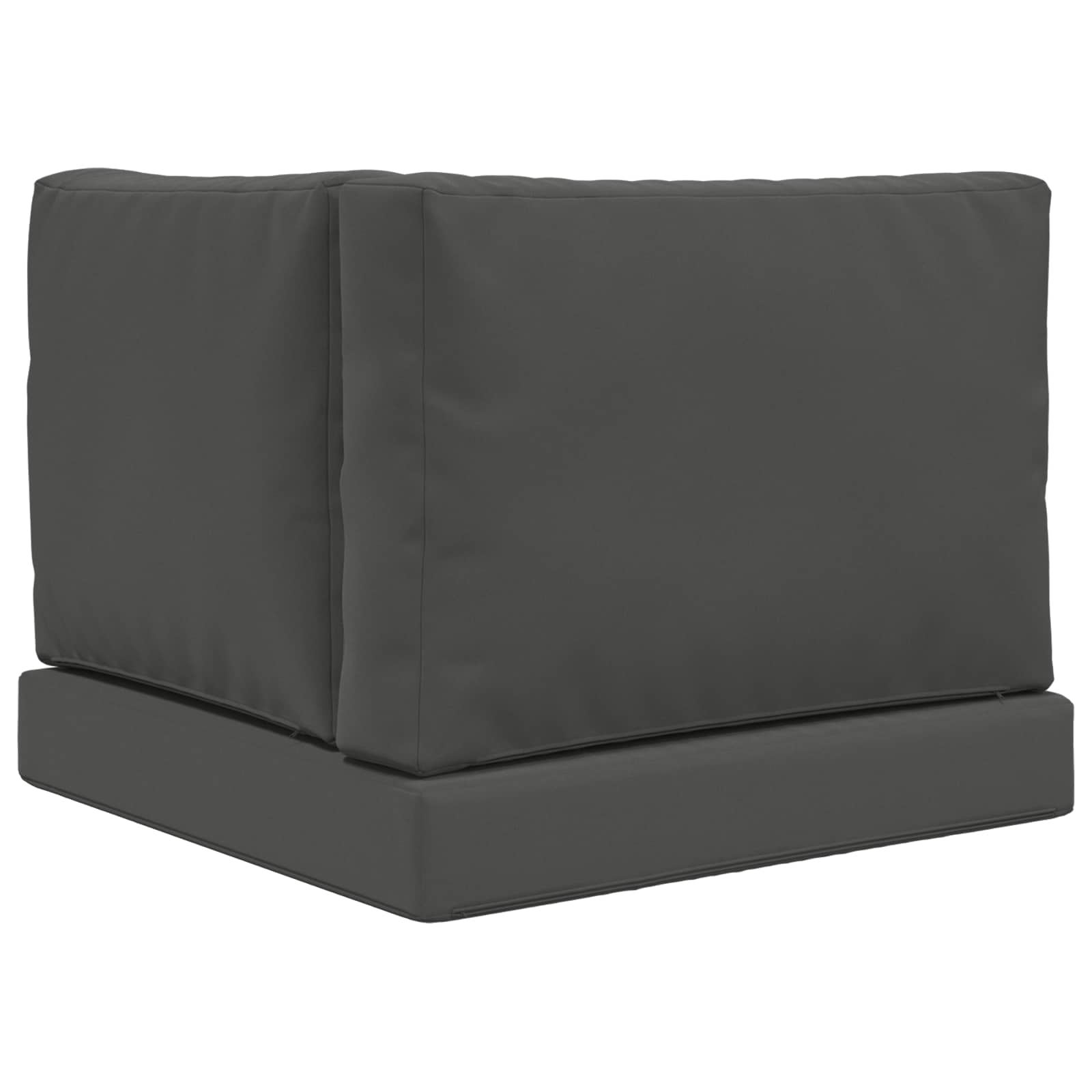 Cuscino per divano da esterno Poliestere Antracite 60 x 60 cm