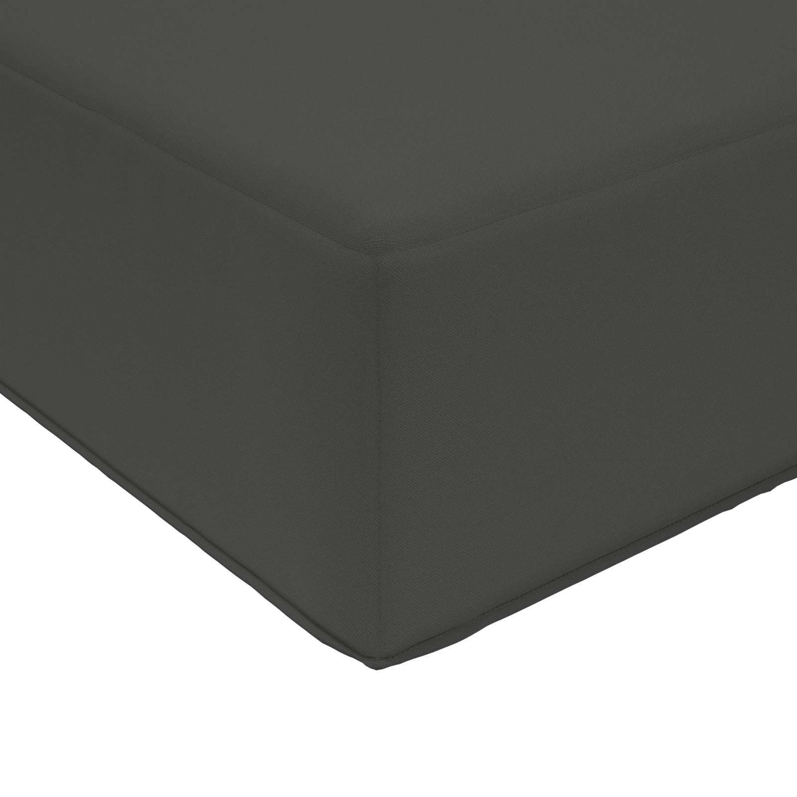 Cuscino per divano da esterno Poliestere Antracite 60 x 60 cm