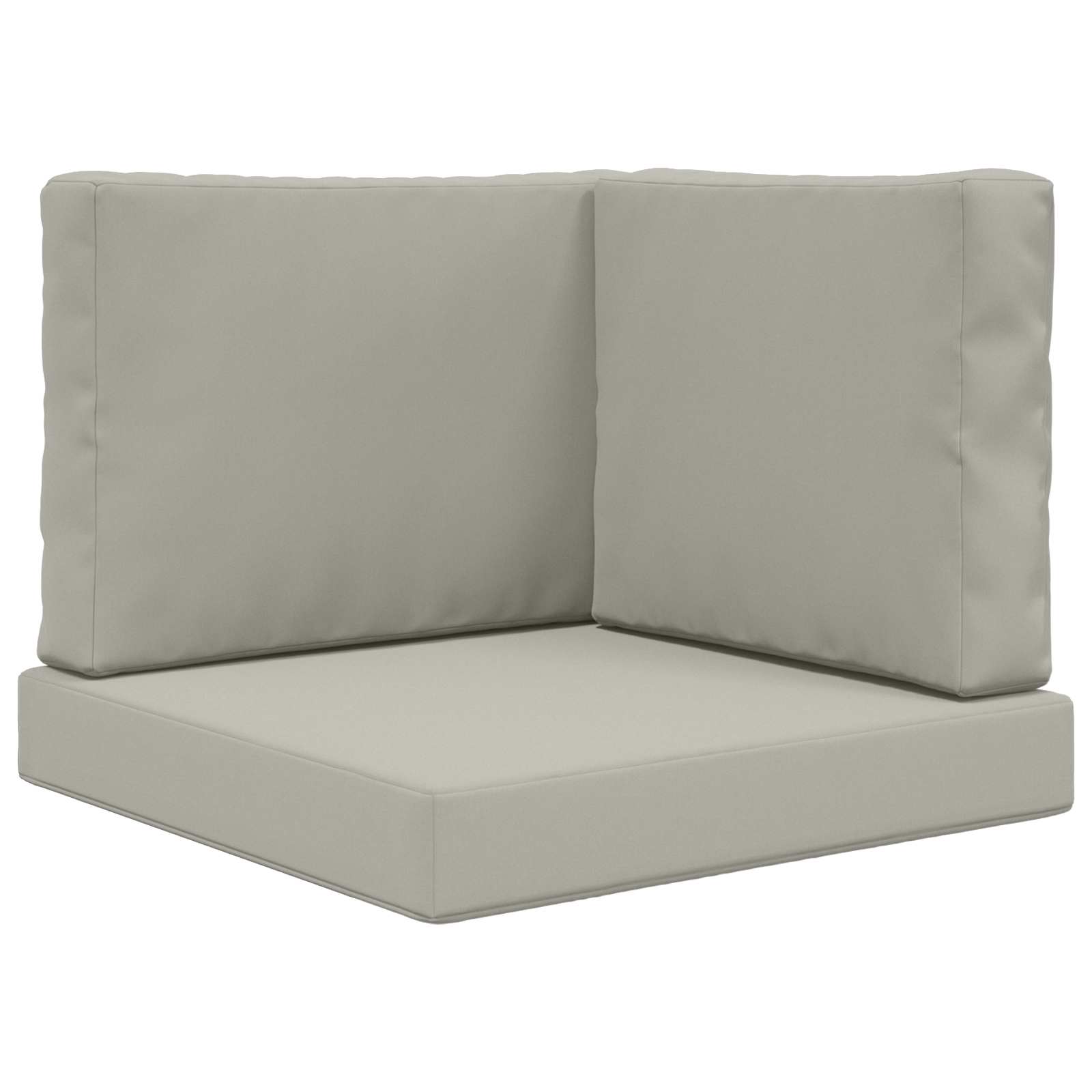 Cuscino per divano da esterno Poliestere Grigio 60 x 60 cm
