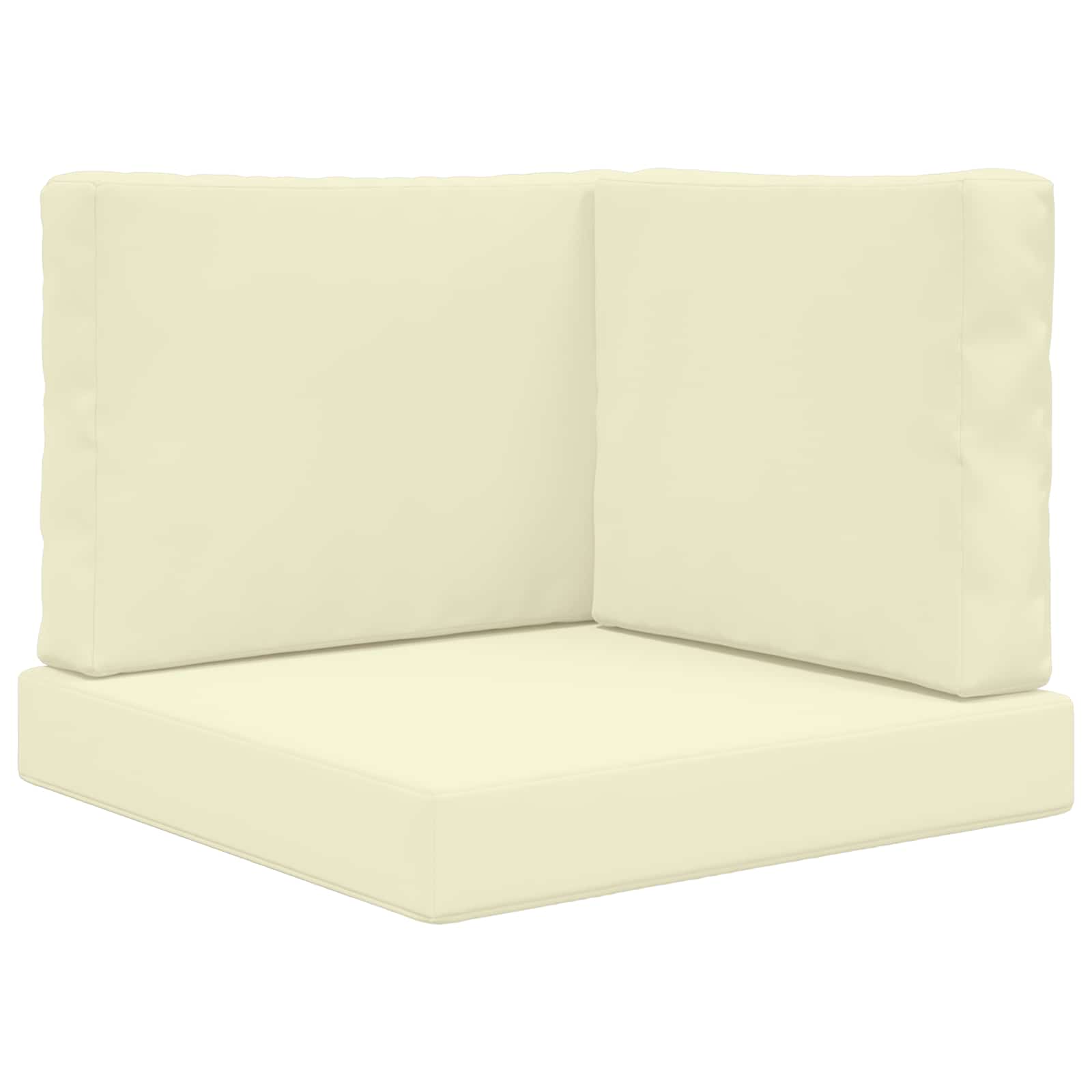 Cuscino per divano da esterno Poliestere Crema 60 x 60 cm