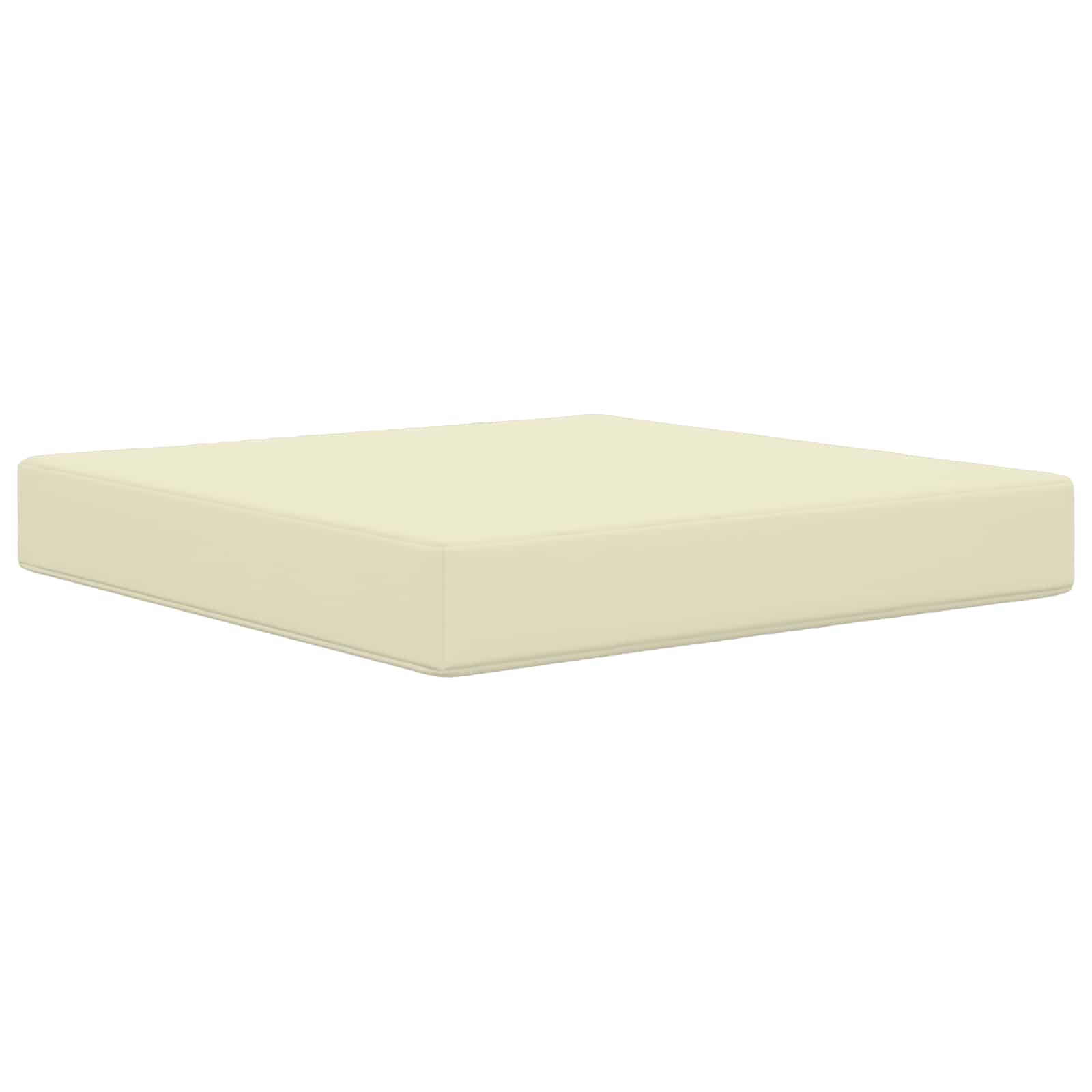 Cuscino per divano da esterno Poliestere Crema 60 x 60 cm