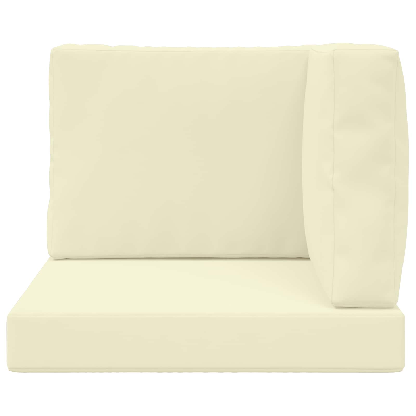 Cuscino per divano da esterno Poliestere Crema 60 x 60 cm
