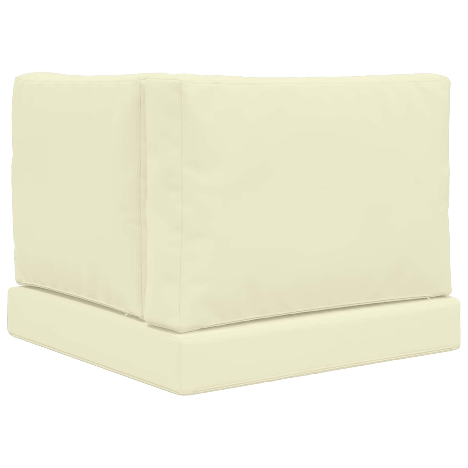 Cuscino per divano da esterno Poliestere Crema 60 x 60 cm