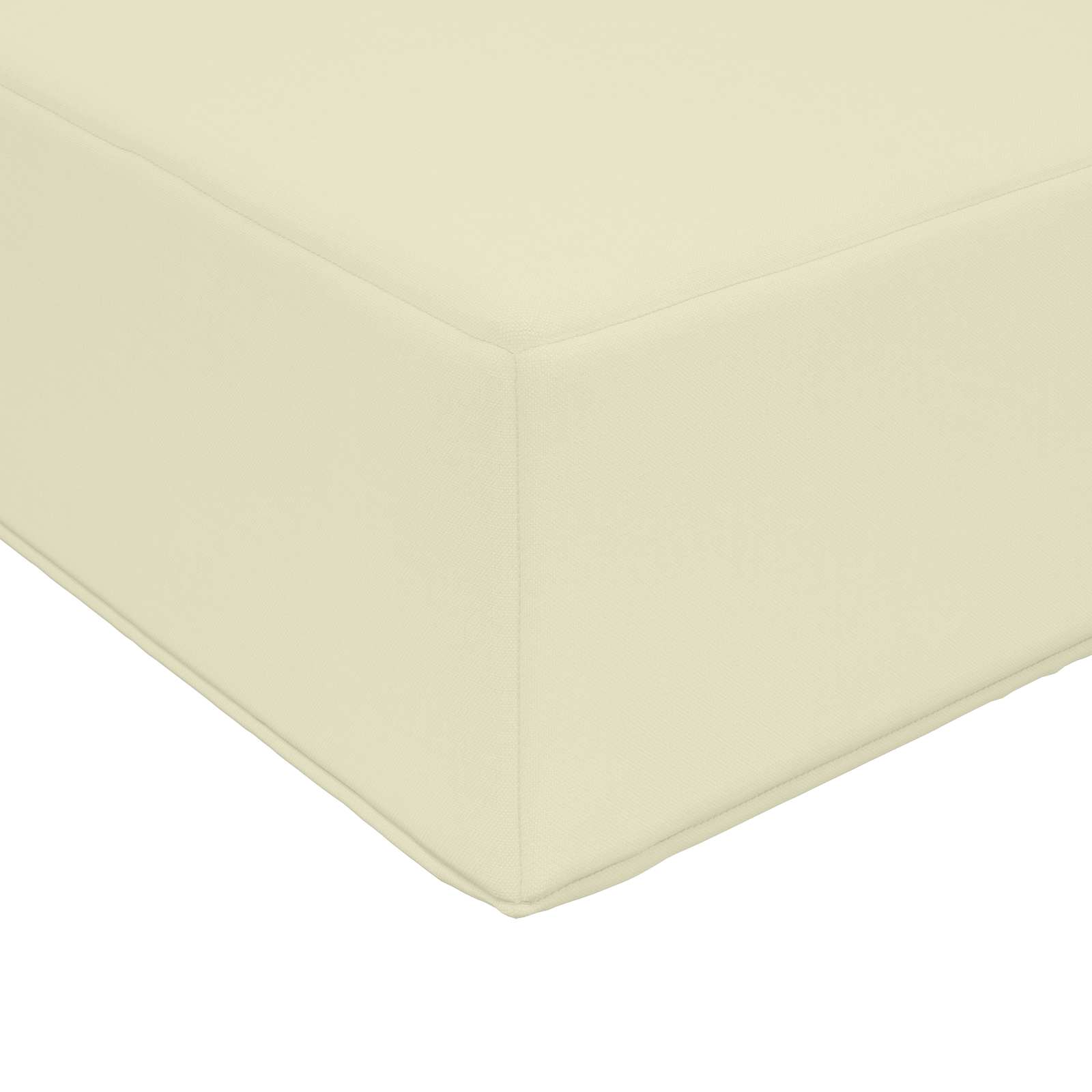 Cuscino per divano da esterno Poliestere Crema 60 x 60 cm